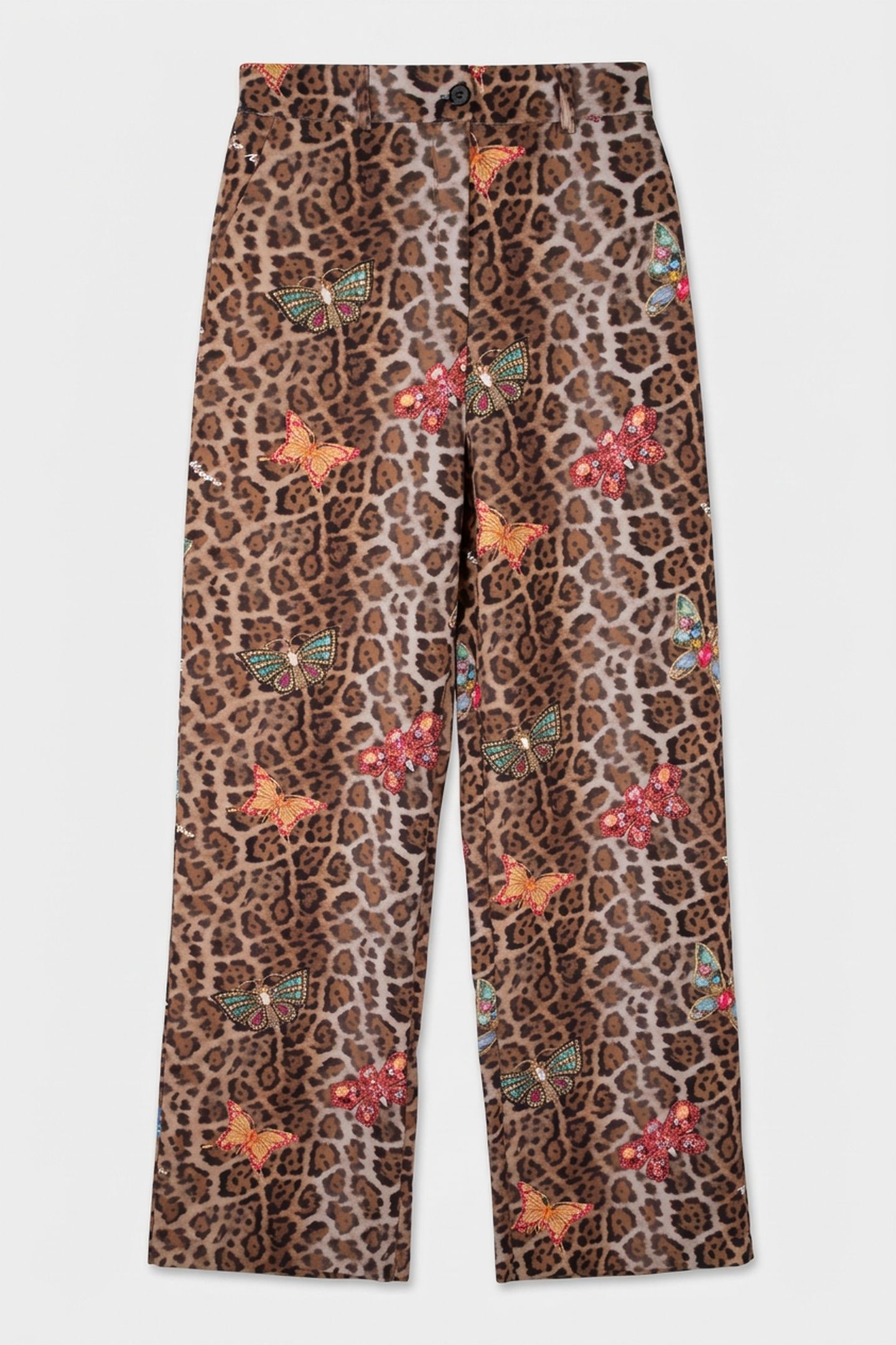 PANTS MOON PANTER WITH BUTTERFLIES CAMEL 4