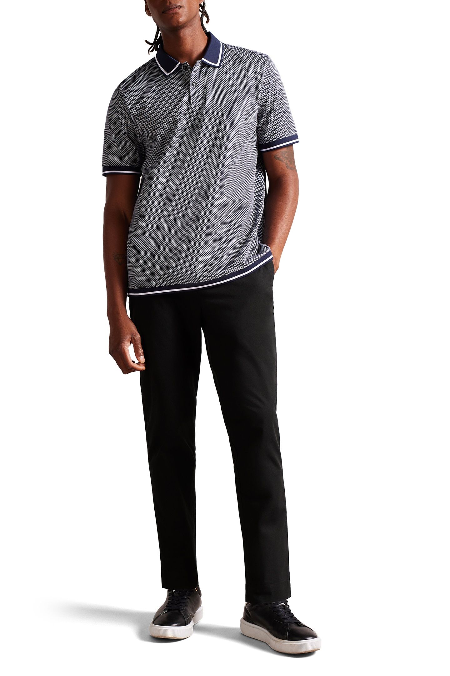 GENBEE REGULAR FIT CHINO BLACK 4