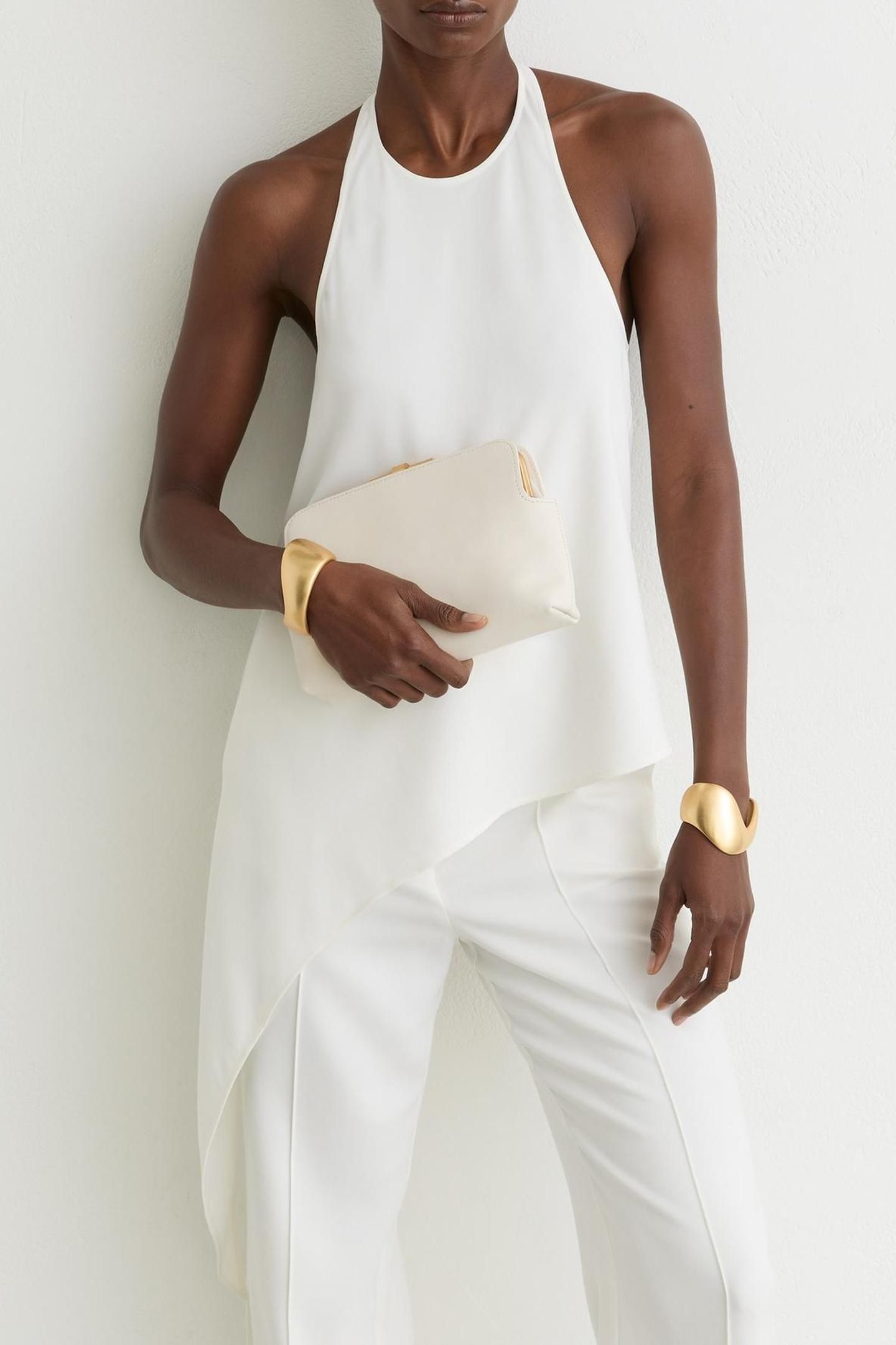 DRAPE DETAIL OCCASION TOP IVORY 2