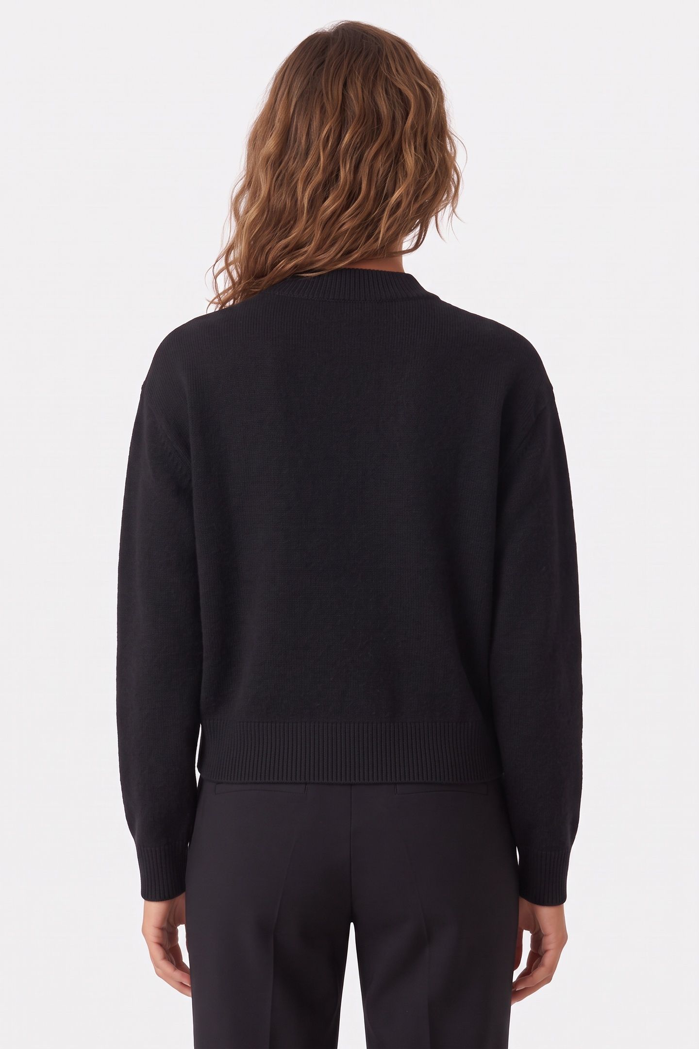 SWEATER CREW NECK BLACK 3