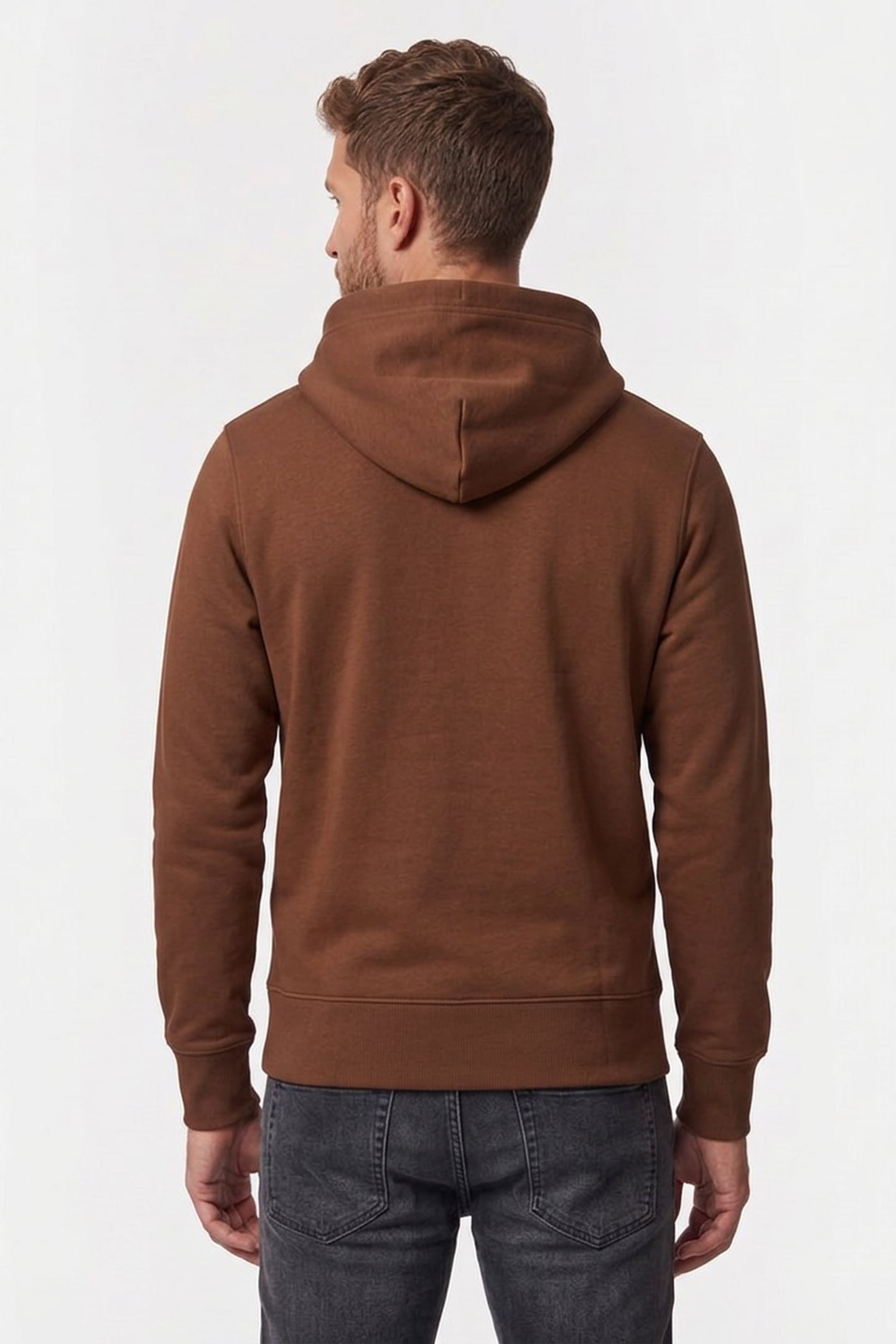 GRAPHIC HOODIE MAHOGANY BROWN 2