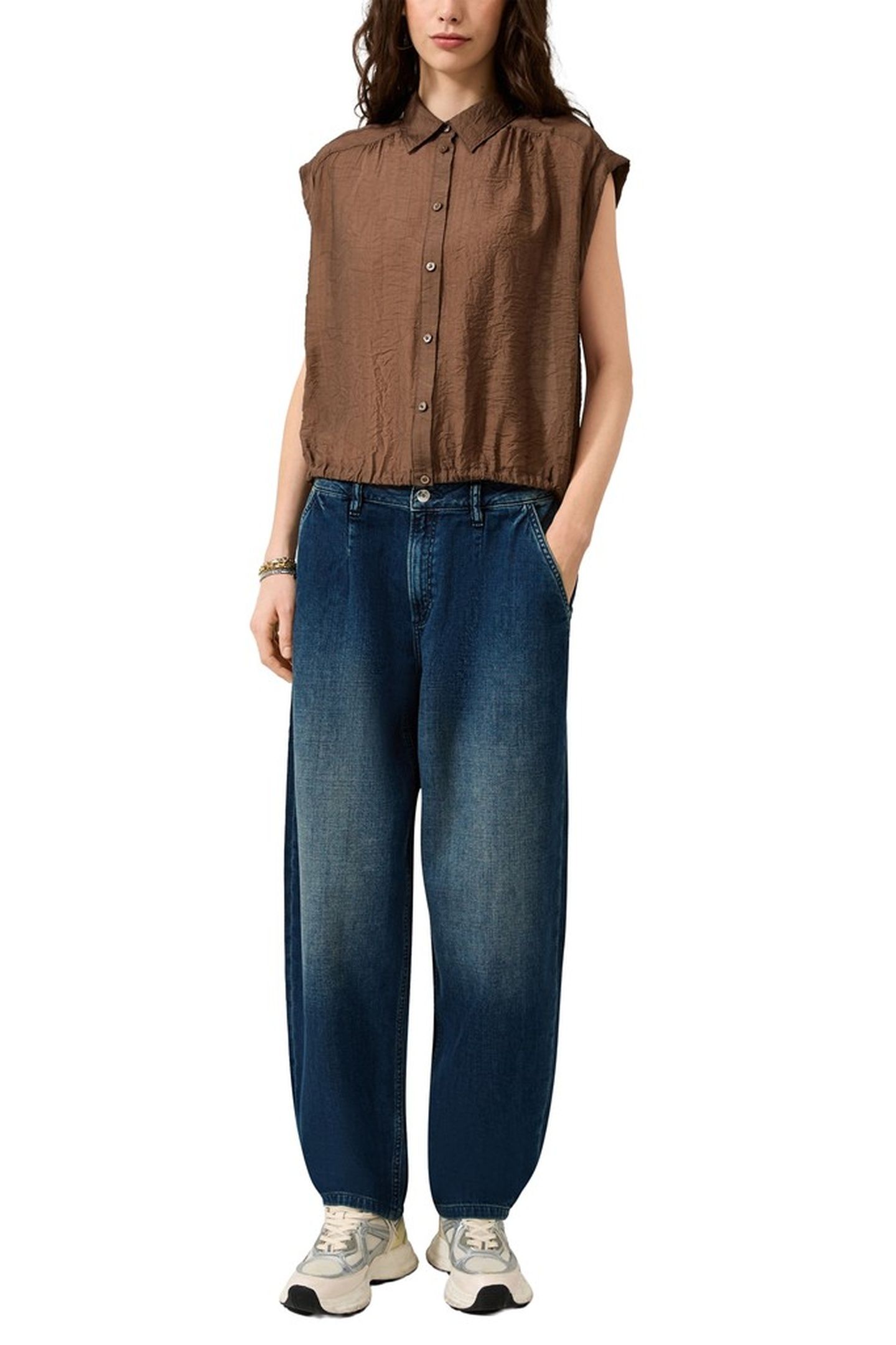 S.OLIVER-QS BLOUSES BROWN 3