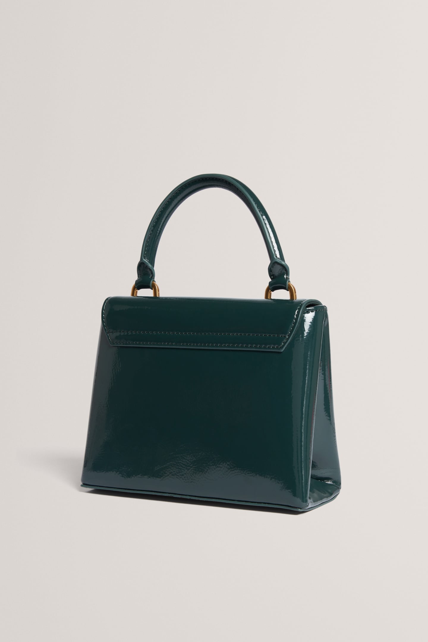 ROSE DETAIL MINI CRINKLE BAG GREEN 2