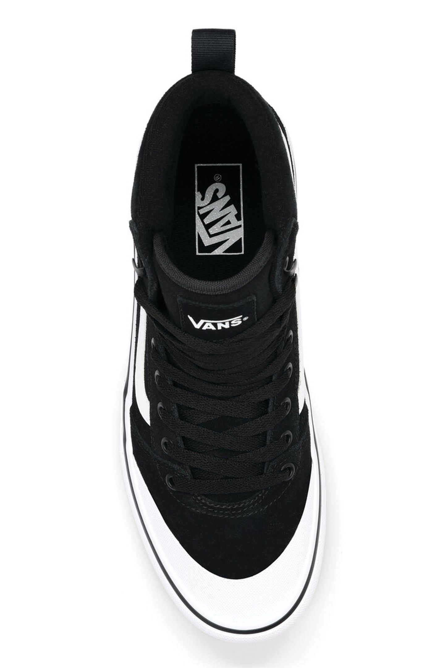 ASHWOOD HI VANSGUARD SUEDE BLACK/WHITE 6