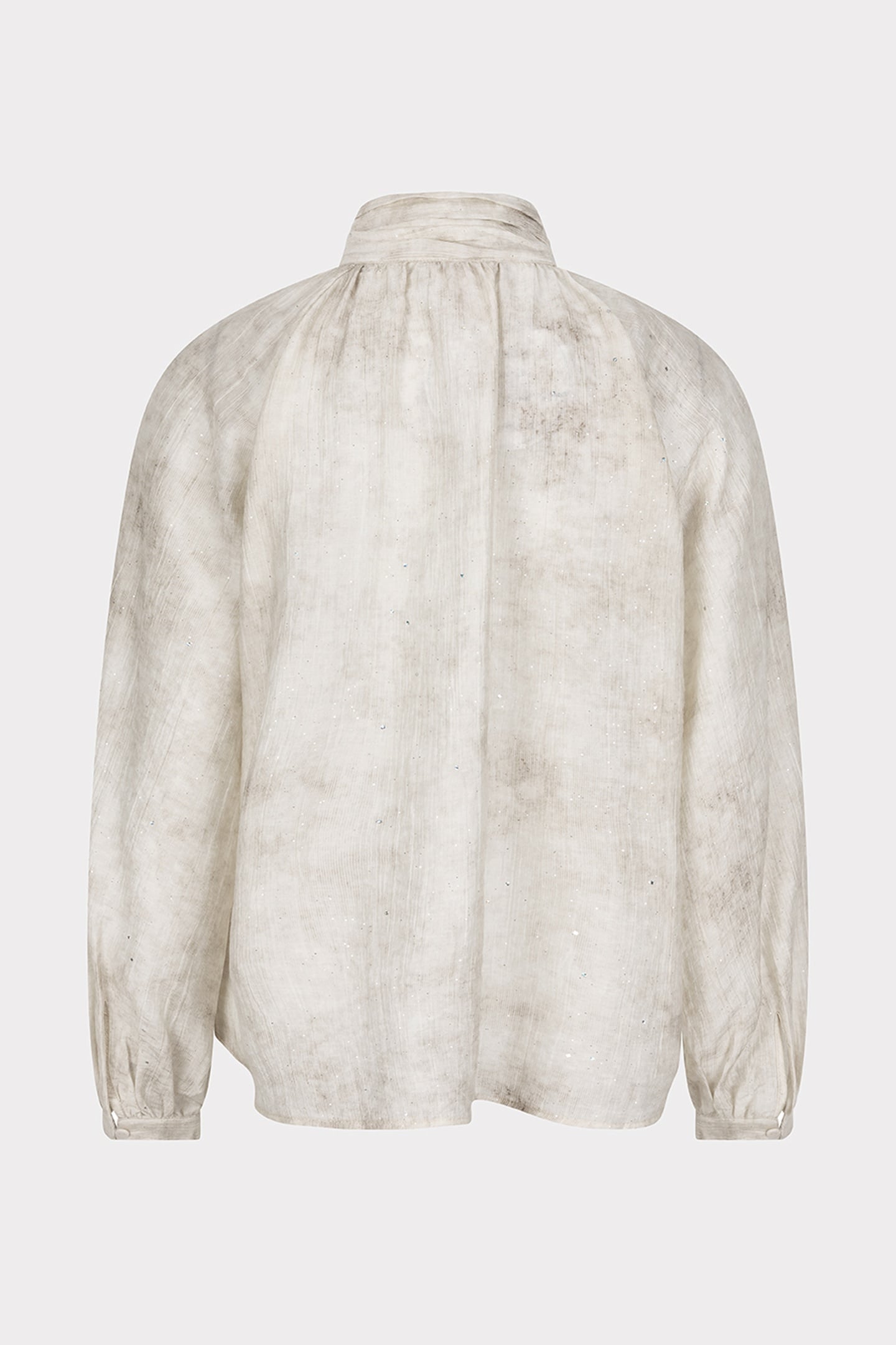 BLOUSE RAGLAN SHAWL COLLAR OFF WHITE 6