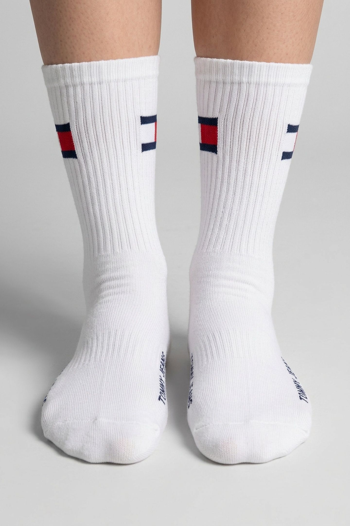 UNISEX TH UNI TJ SOCK 2-PACK WHITE 1