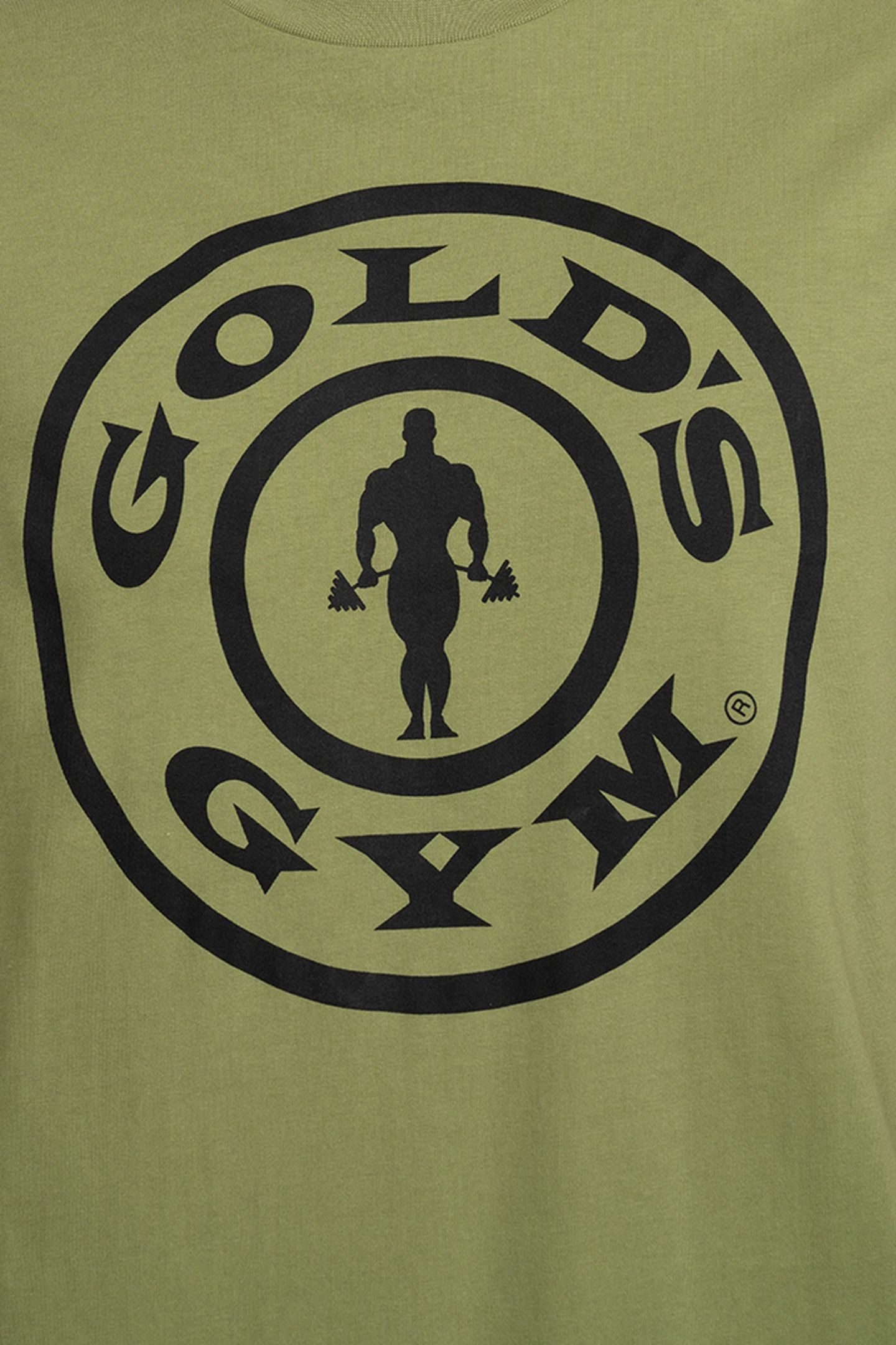 WEIGHT PLATE CREW NECK TEE OLIVE 4