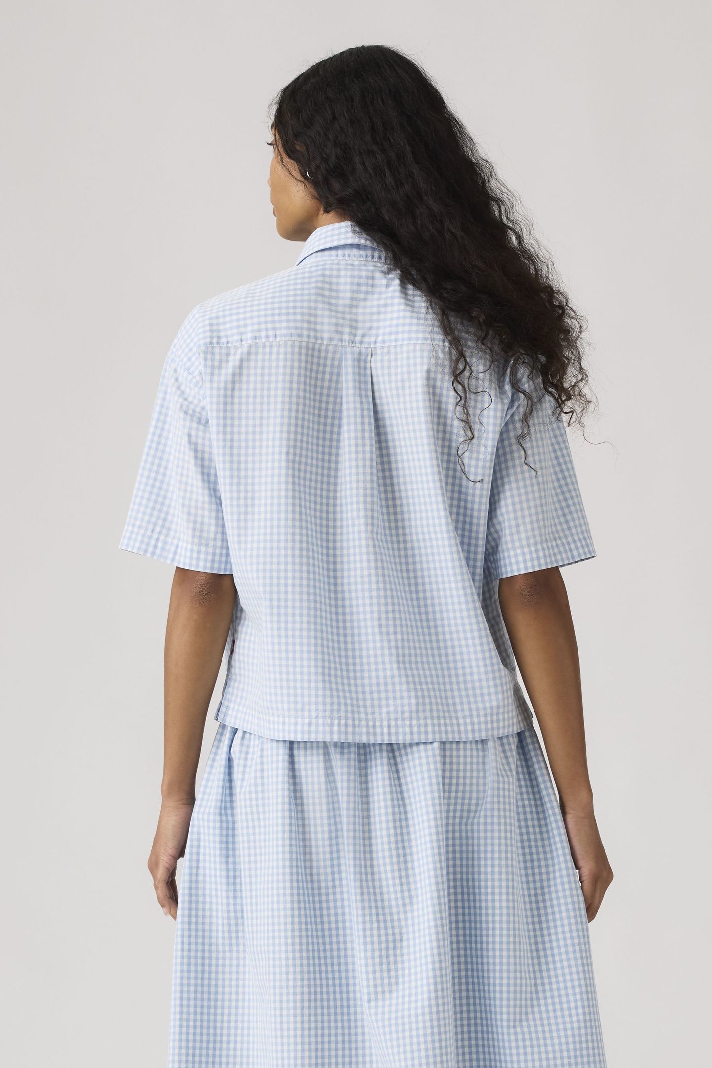 NOVELTY HARLIE SHORT SLEEVE CROPPED SHIRT 2