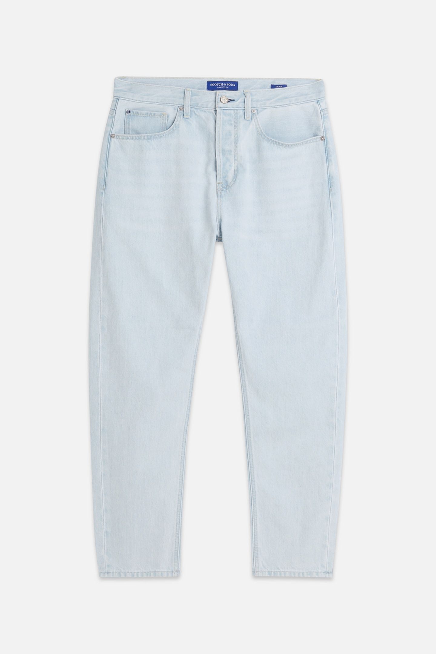 DEAN LOOSE TAPEREDFIT JEANS MEDIUM BLUE 1