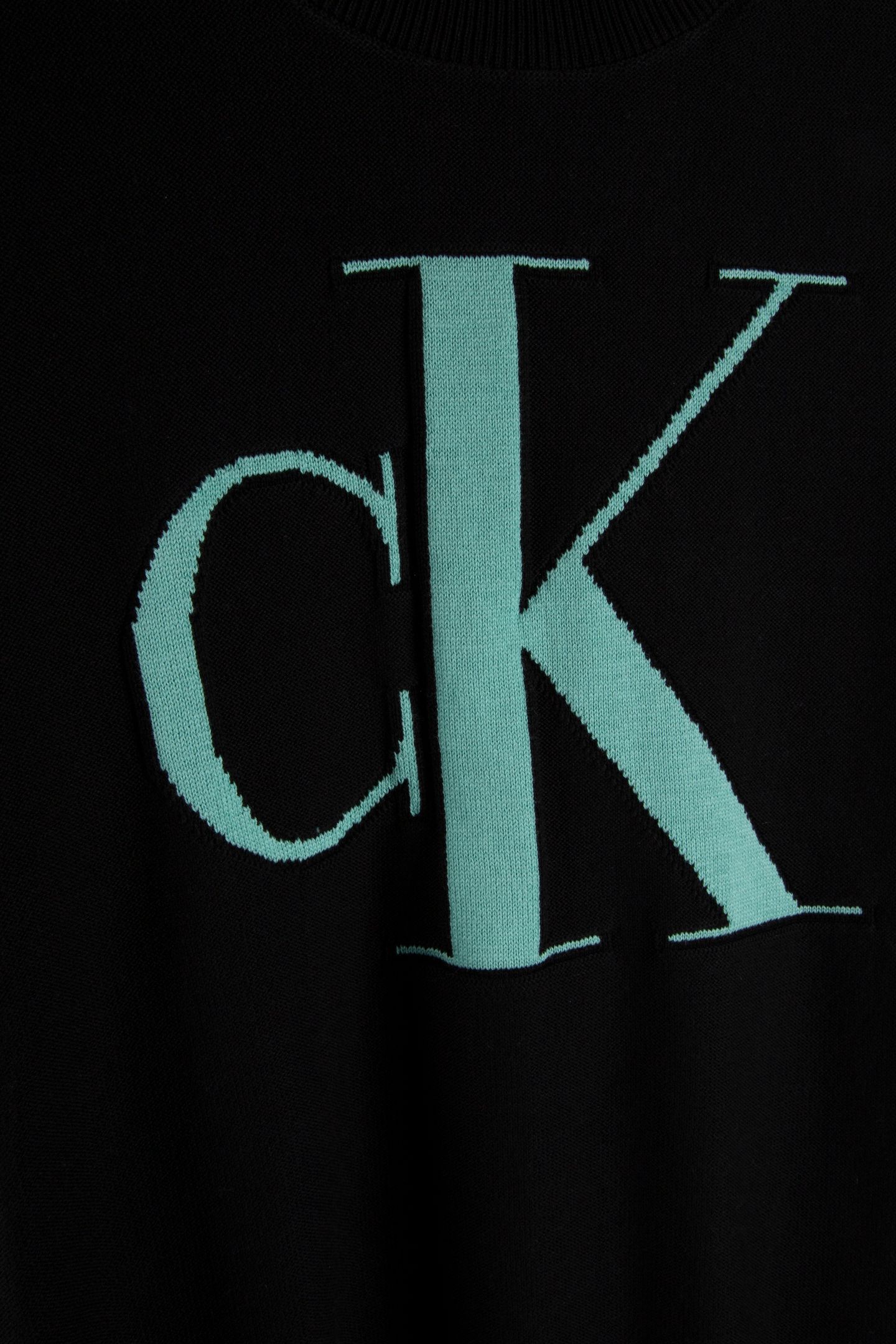 BOYS MONOGRAM REGULAR SWEATER BLACK 4