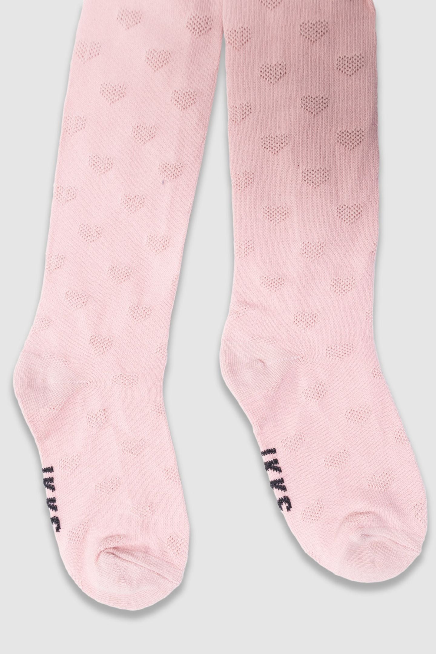 GIRLS’ PINK BOW JACQUARD KNIT TIGHTS 1