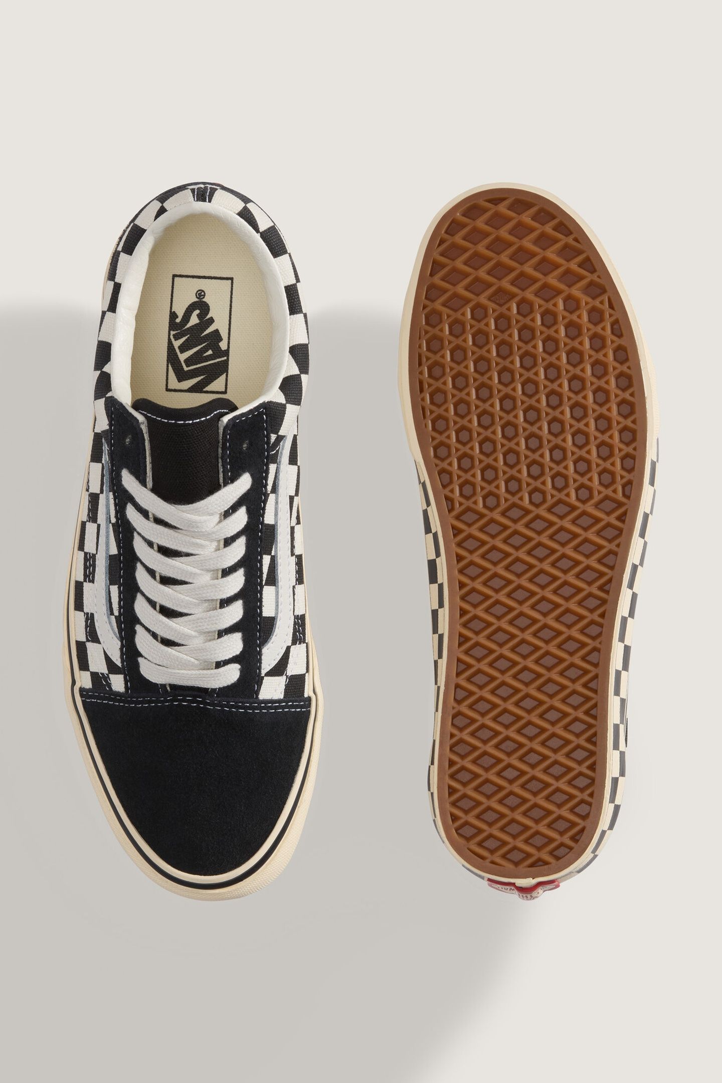 UNISEX OLD SKOOL CHECKERBOARD BLACK/MARSHMALLOW 6