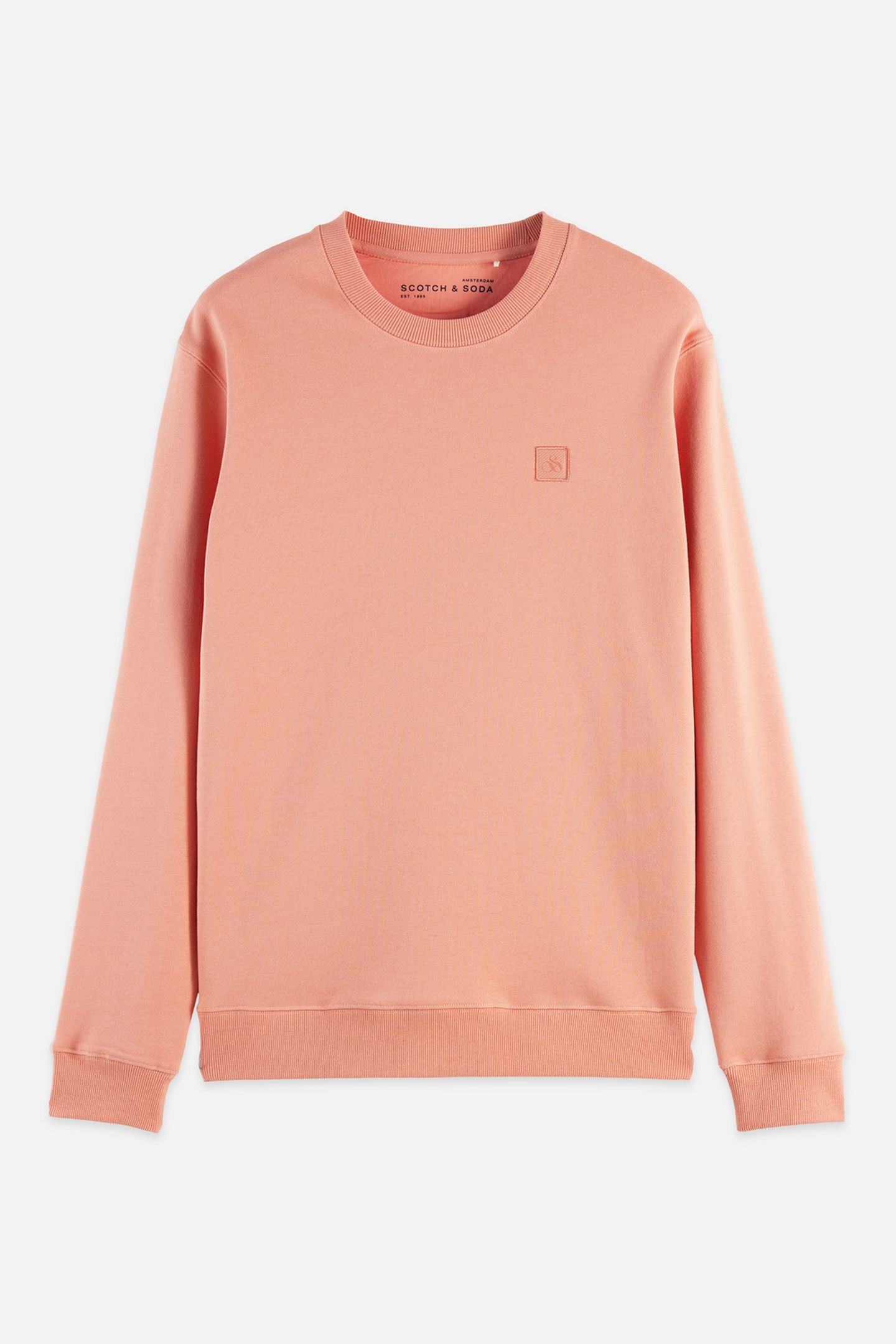 SEASONAL CORE LOGO BADGE REGULAR-FIT SWEATSHIRT BRIGHT RED 4