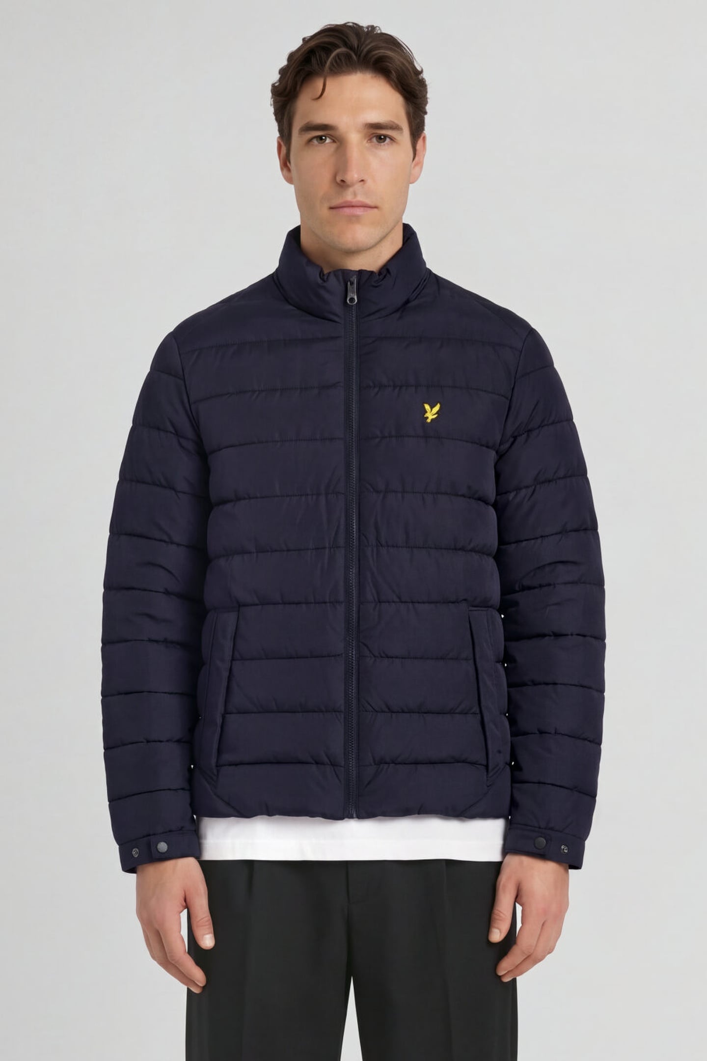 QUILTED PUFFER JACKET BLUE NIGHT 1