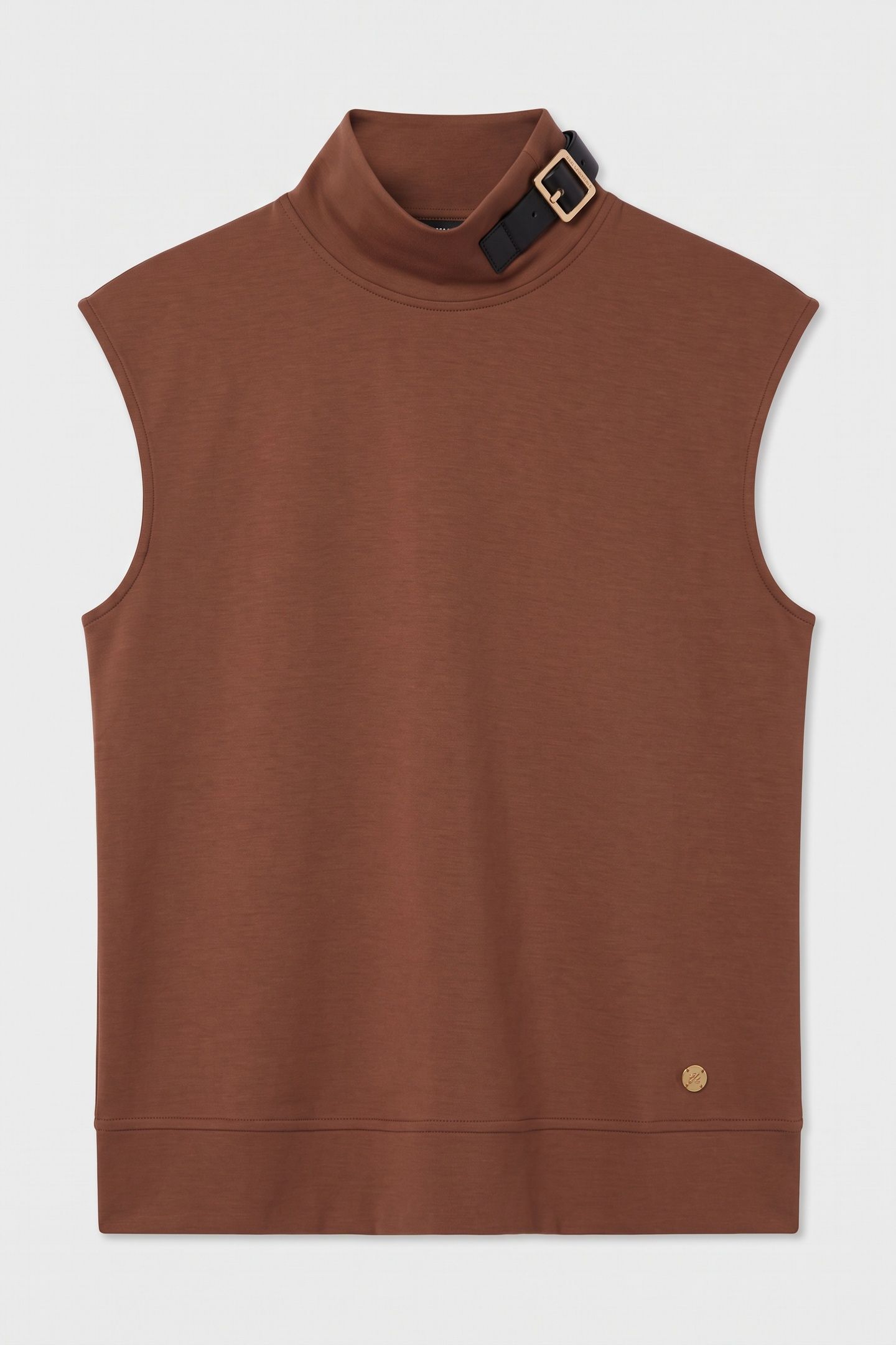 BELT DETAIL FANCY SWEATSHIRT FRIAR BROWN 3