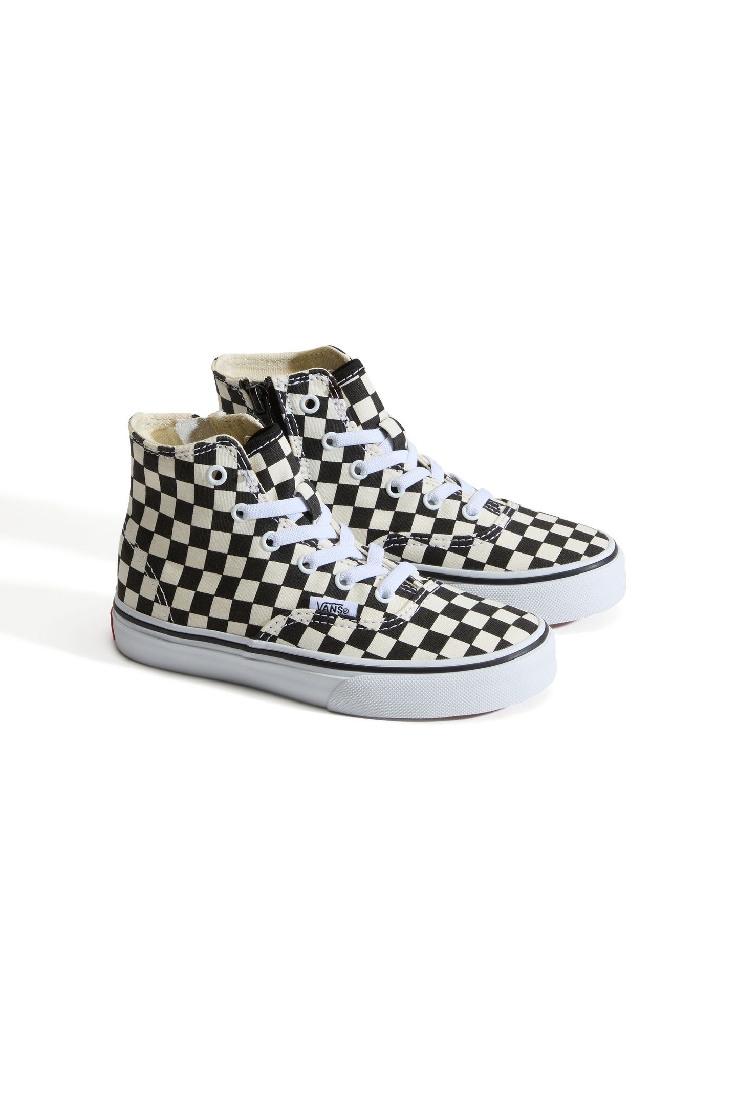 YOUTH UNISEX AUTHENTIC HI 2.0 ZIP CHECKERBOARD BLACK/TRUE WH 3