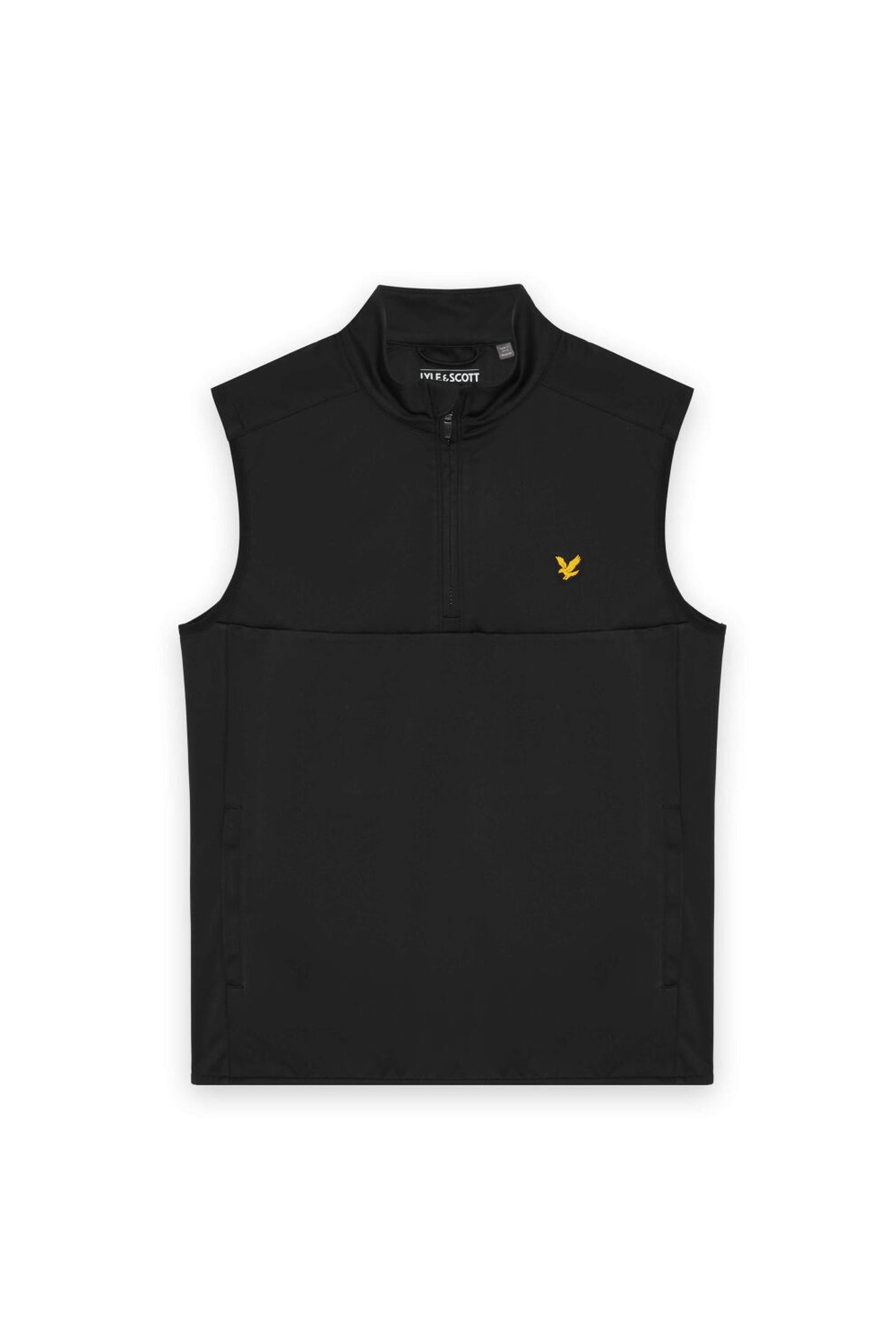 GOLF HALF ZIP WINDJAMMER GILET JET BLACK 4