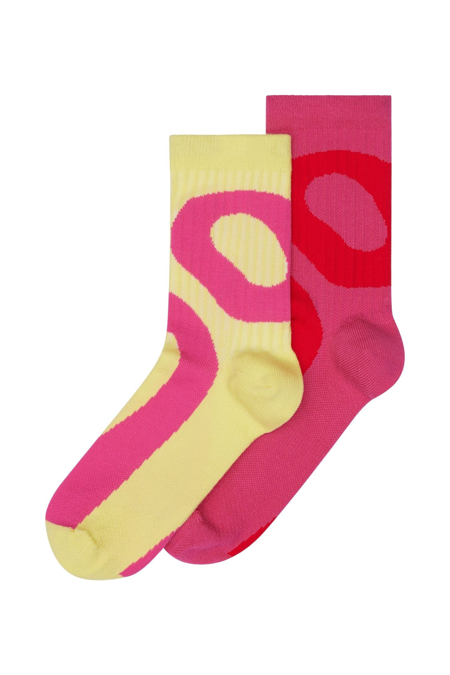 LIQUID LOGO SOCK HIGH 2P 1 UNISEX LIMELIGHT | PINK 1