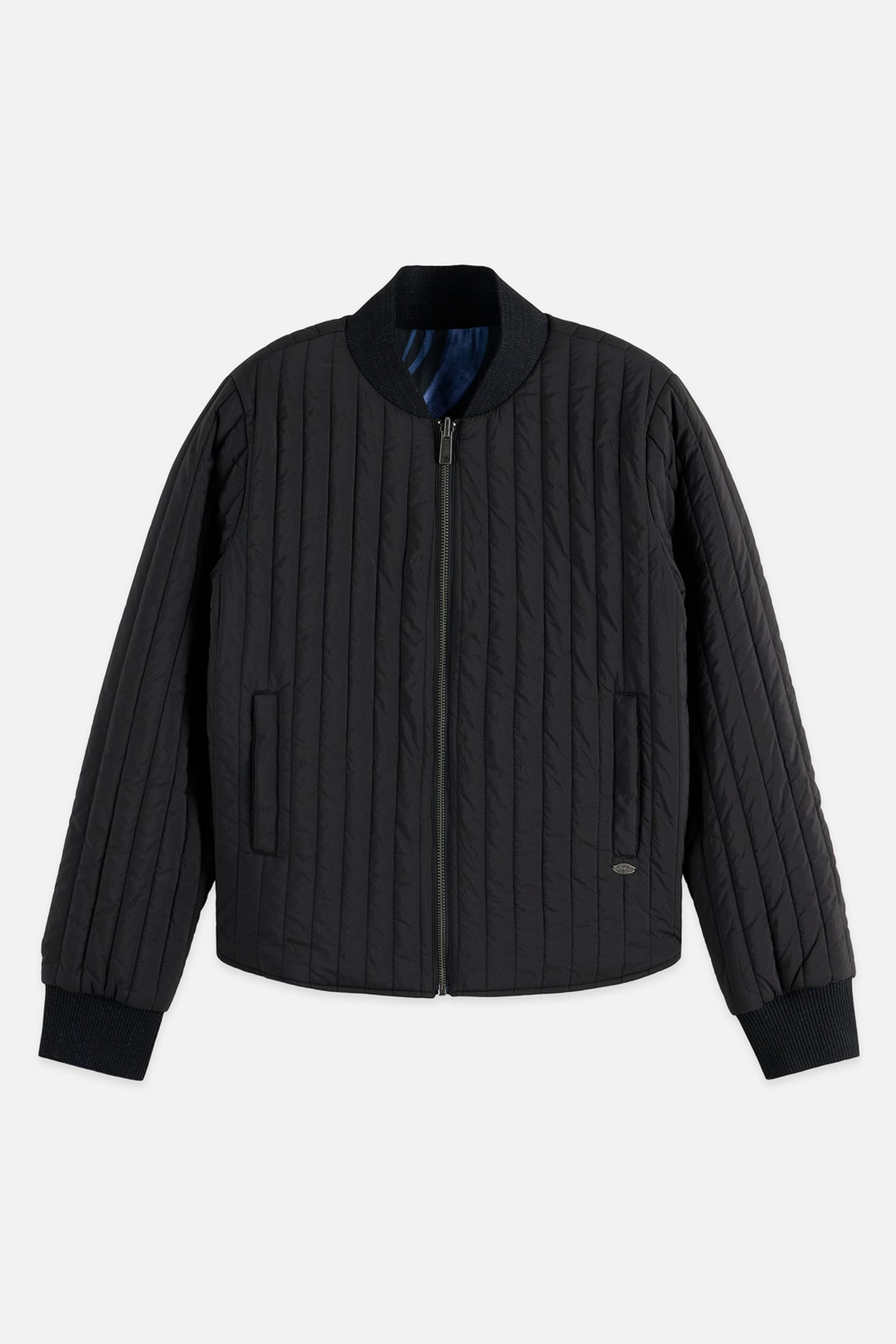 QUILTED REVERSIBLE BOMBER JACKET METEORITE 4