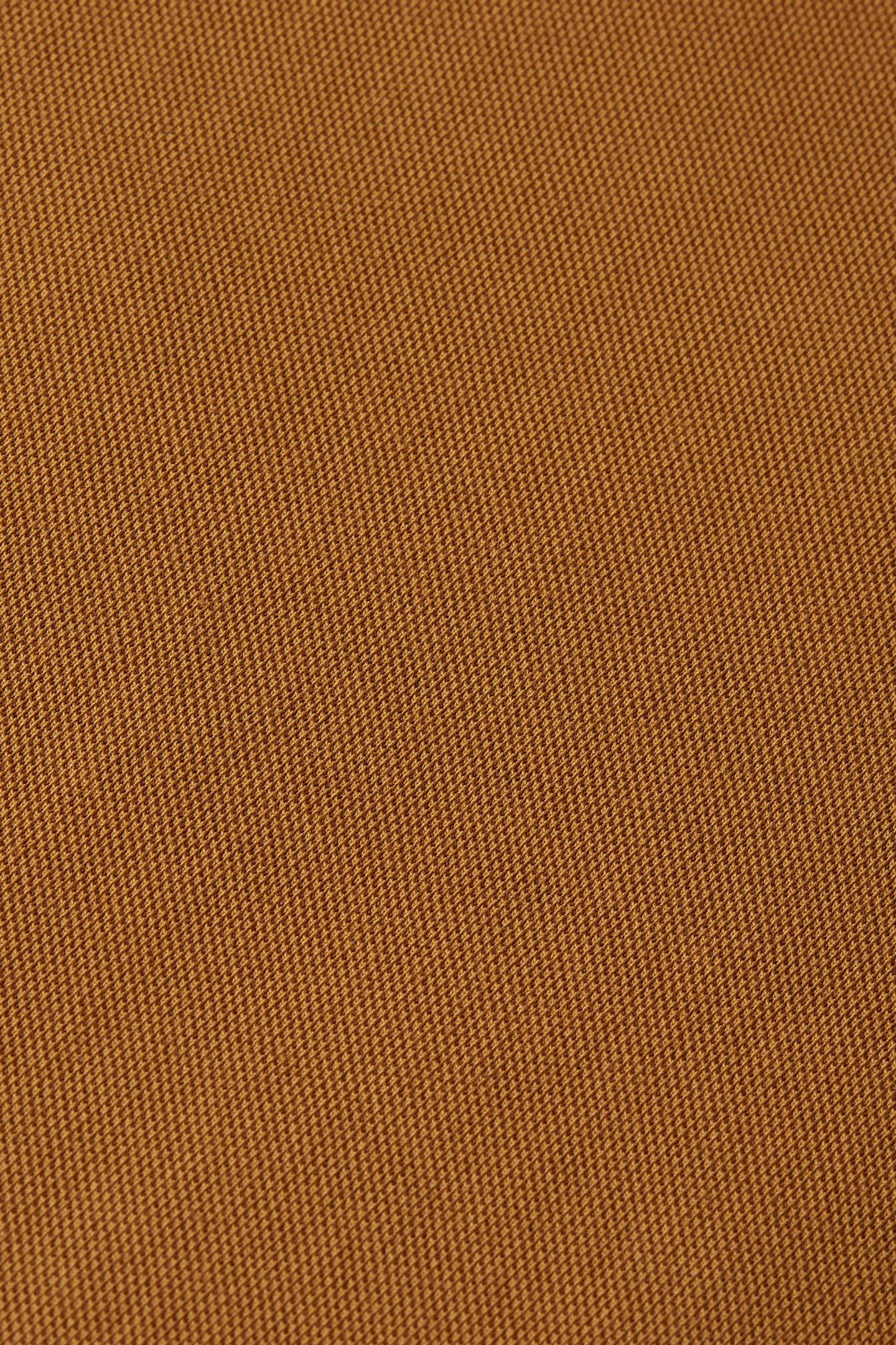3 CROSSES PIQUE RELAXEDFIT GARMENTDYED POLO MEDIUM BROWN 7