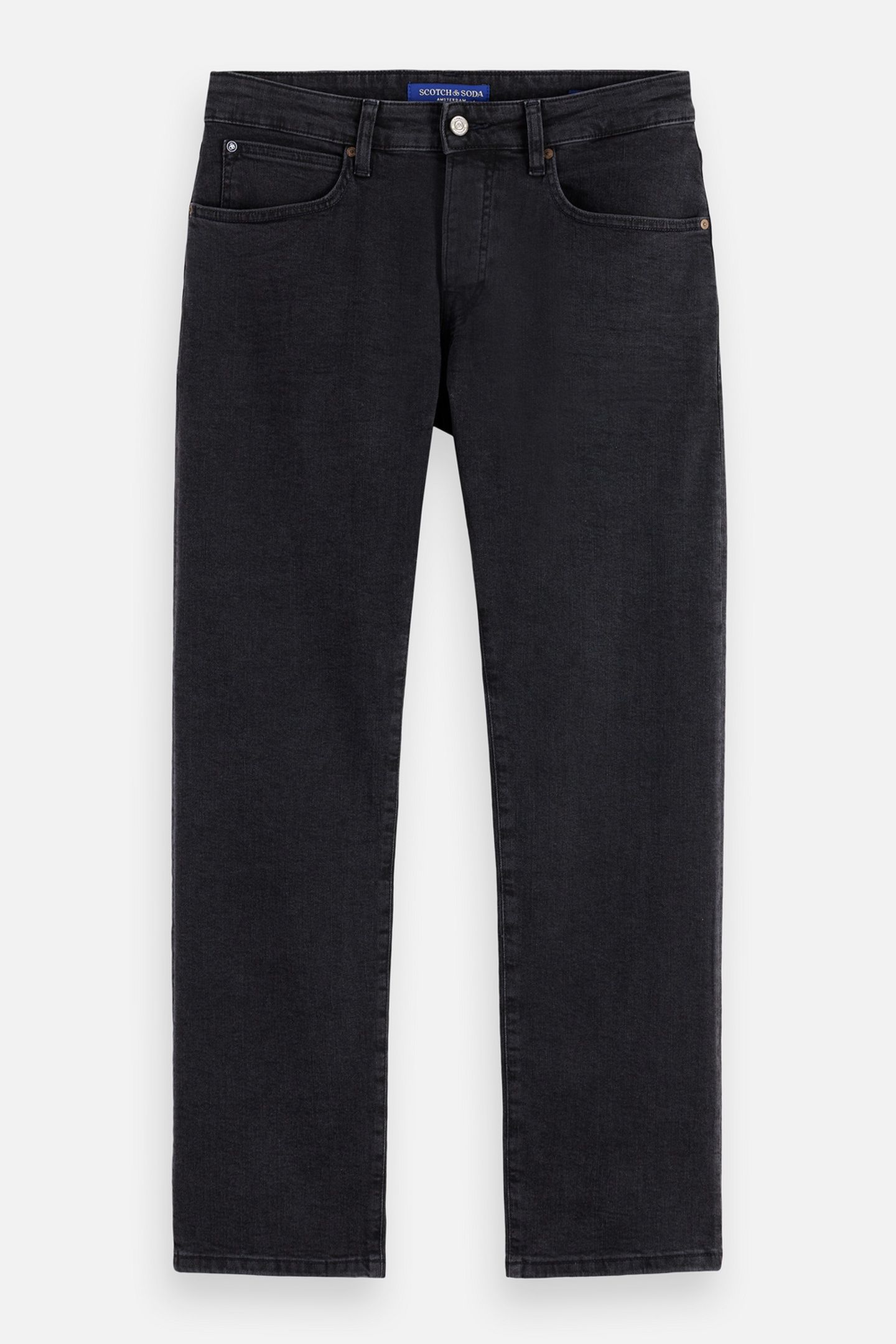 THE ZEE STRAIGHT-FIT JEANS DARK GREY 4
