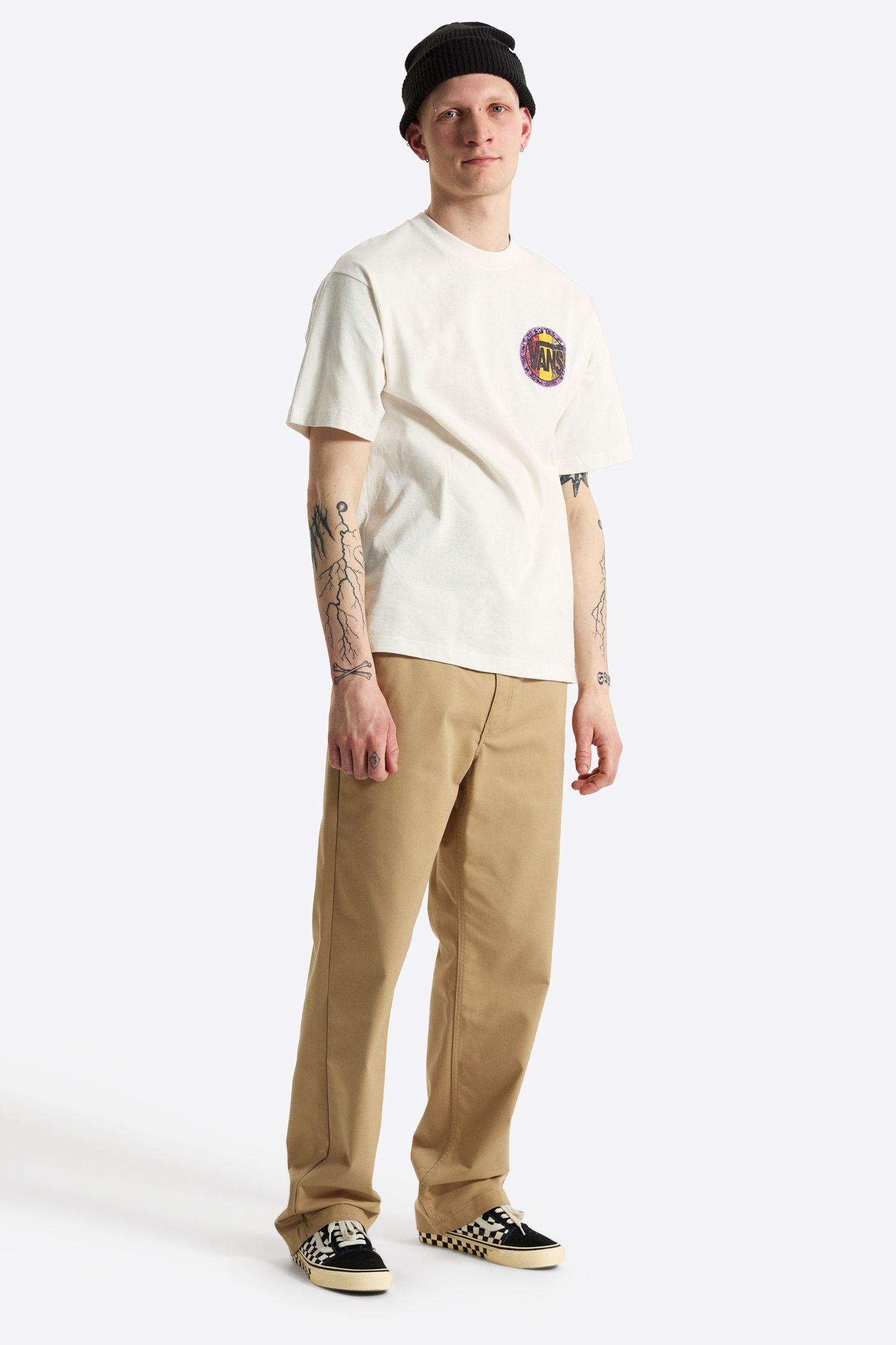 BLOTCHED CIRCLE SS TEE MARSHMALLOW 1
