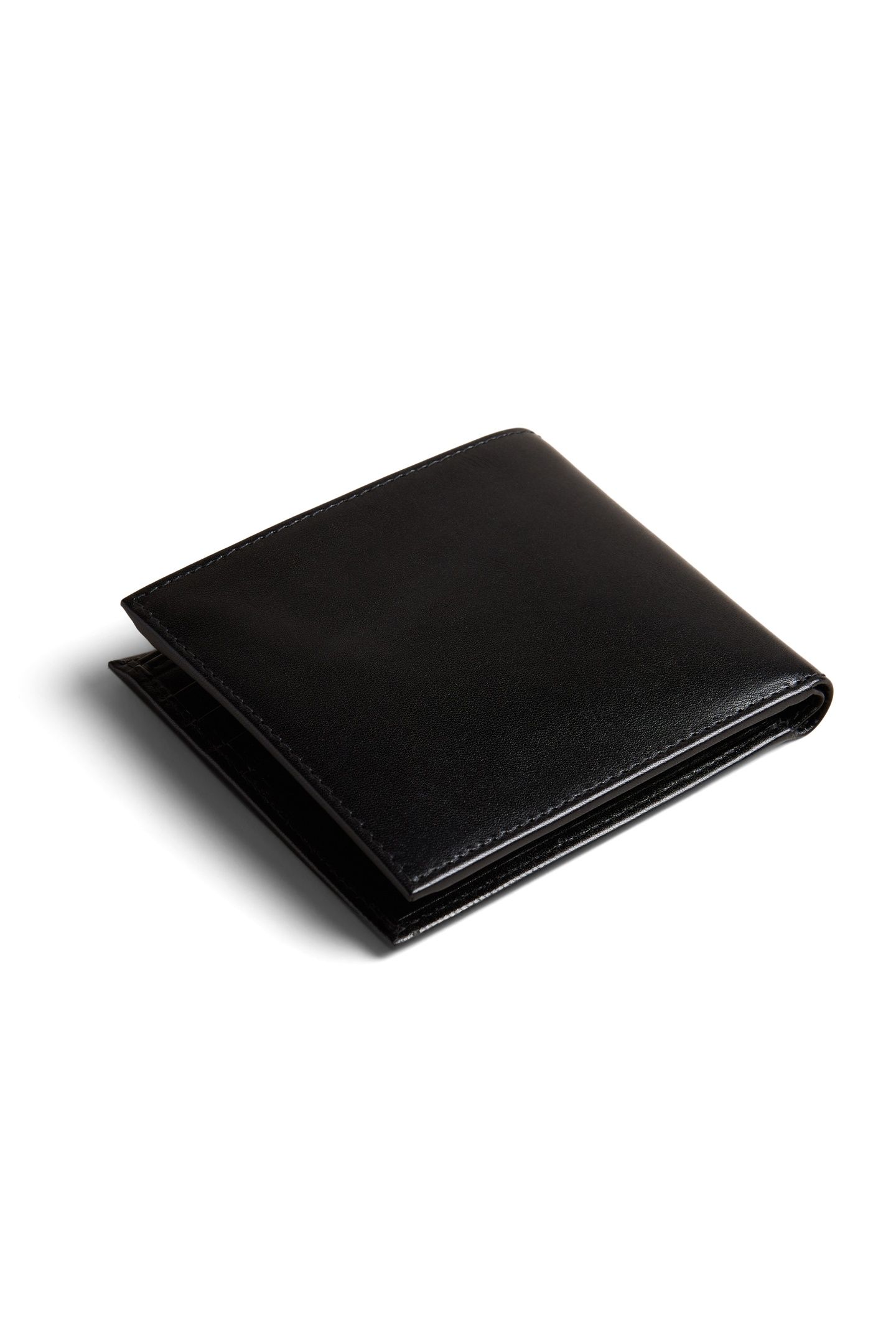 MXW PRUGS EMBOSSED CORNER LEATHER BIFOLD BLACK 2