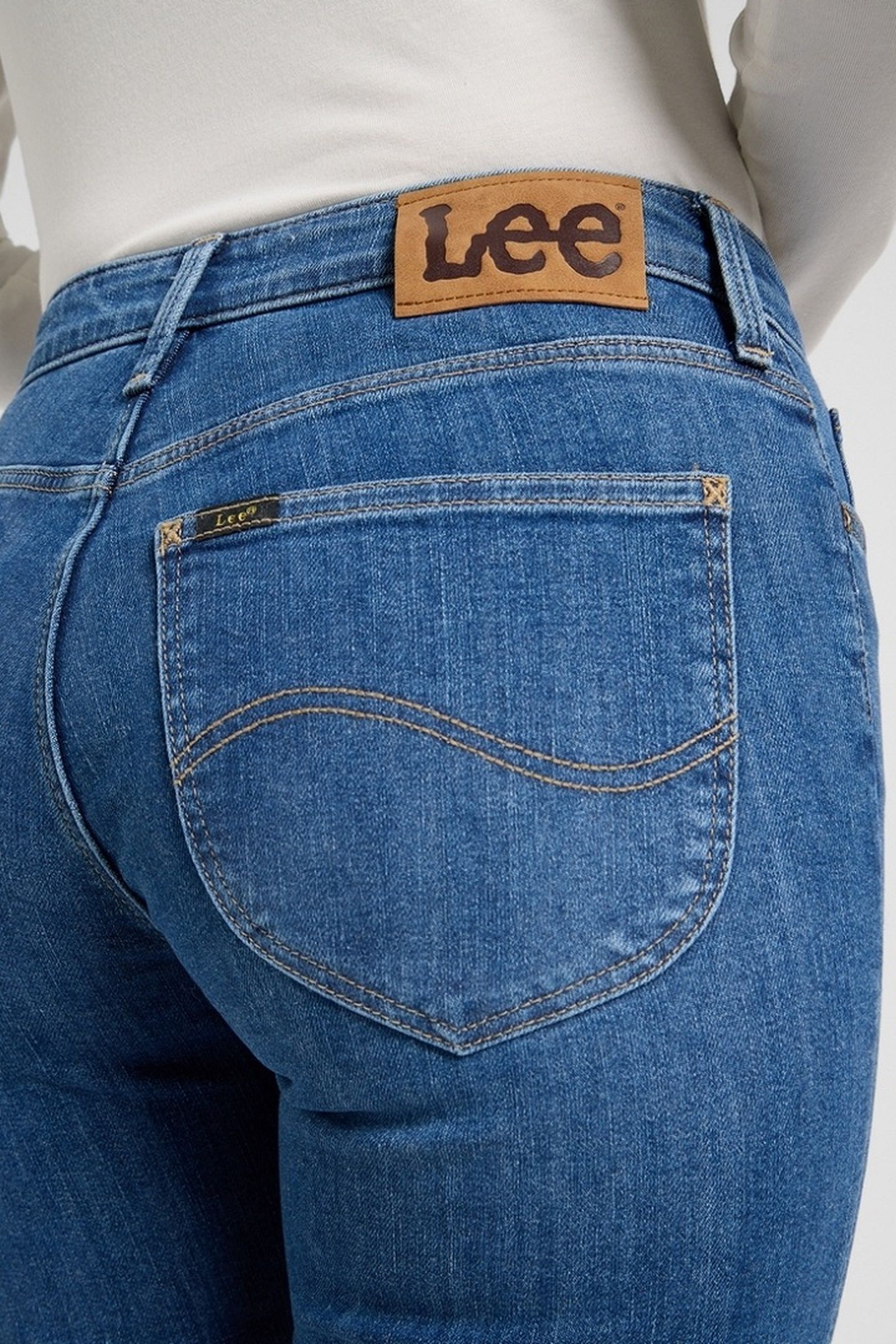 ELLY HIDDEN LAGOON SLIM STRAIGHT JEANS DENIM BLUE 5
