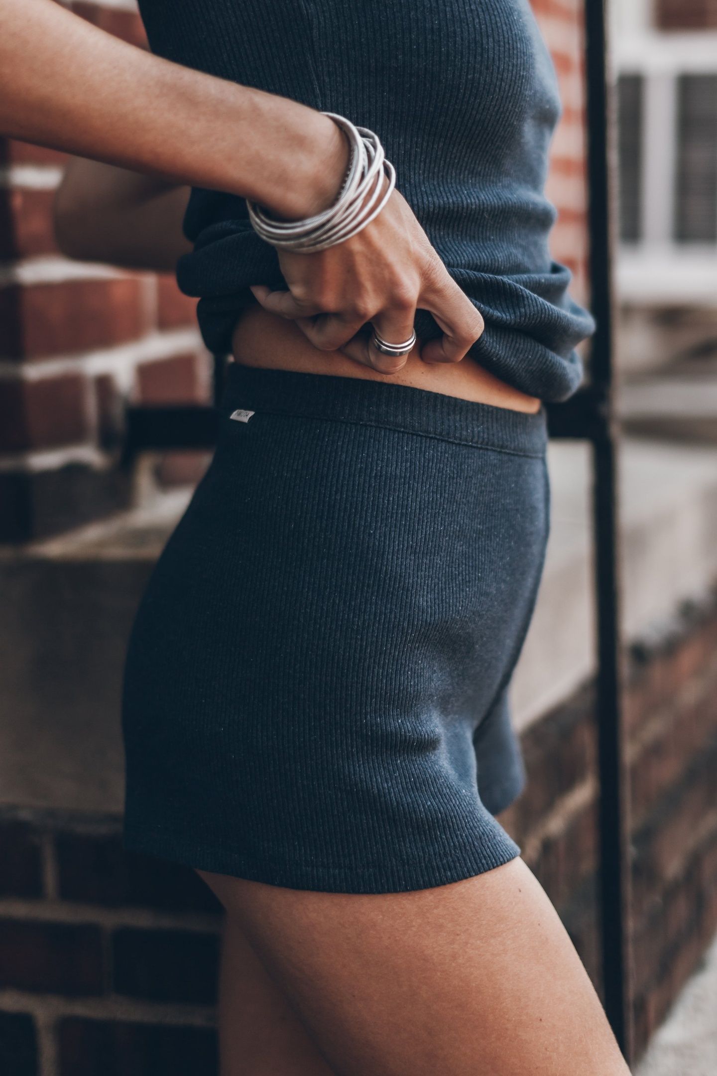 THE RECYCLED DENIM SHORTS 1