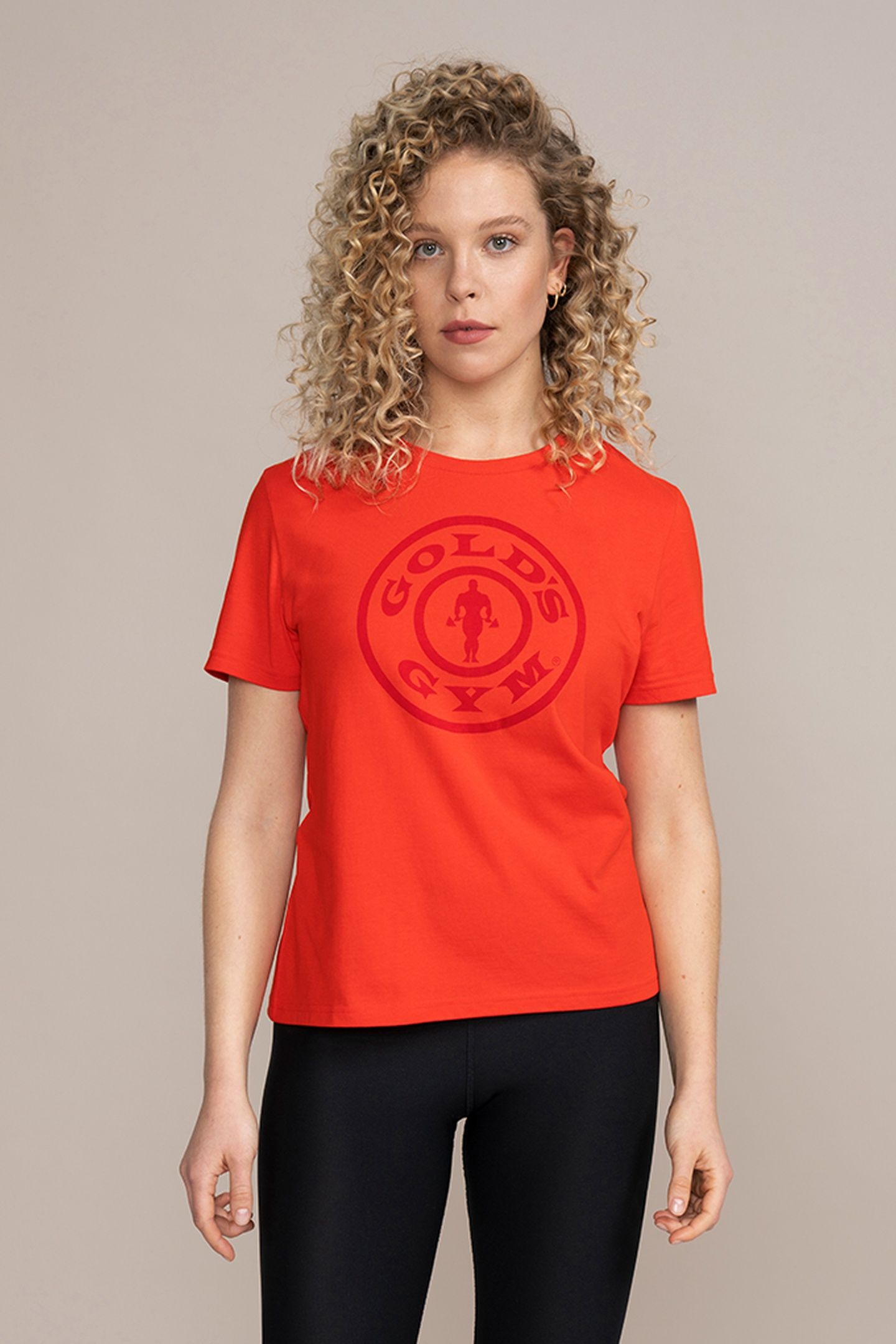 WEIGHT PLATE WOMEN'S RELAXED TEE RED 2