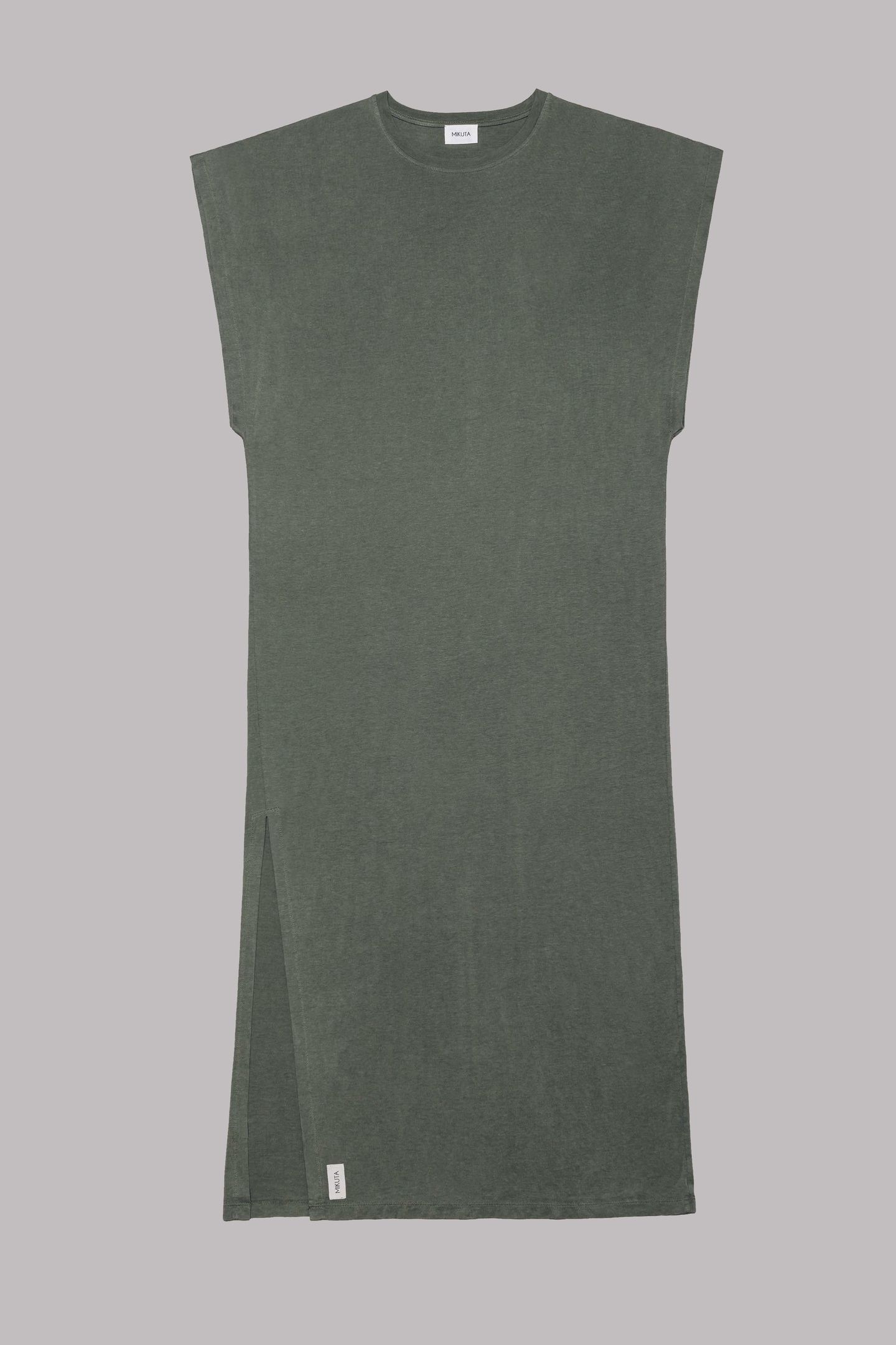 THE OLIVE LONG BATWING DRESS 3