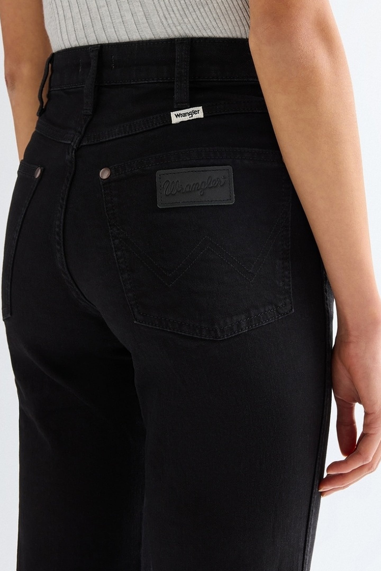 STRAIGHT BLACK JEANS DENIM BLACK 5