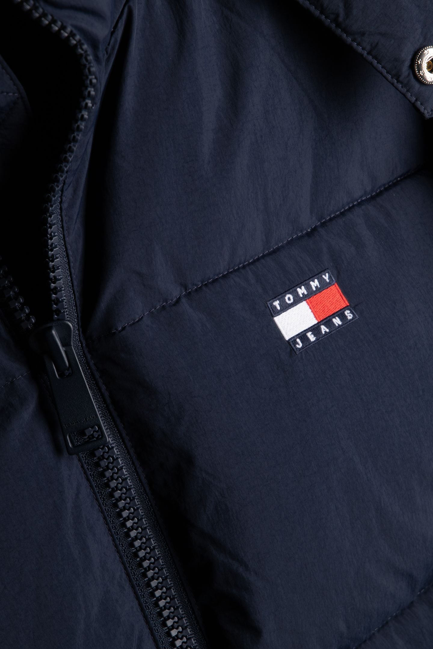 TJM HOODED FLAG PUFFER DARK NIGHT NAVY 7