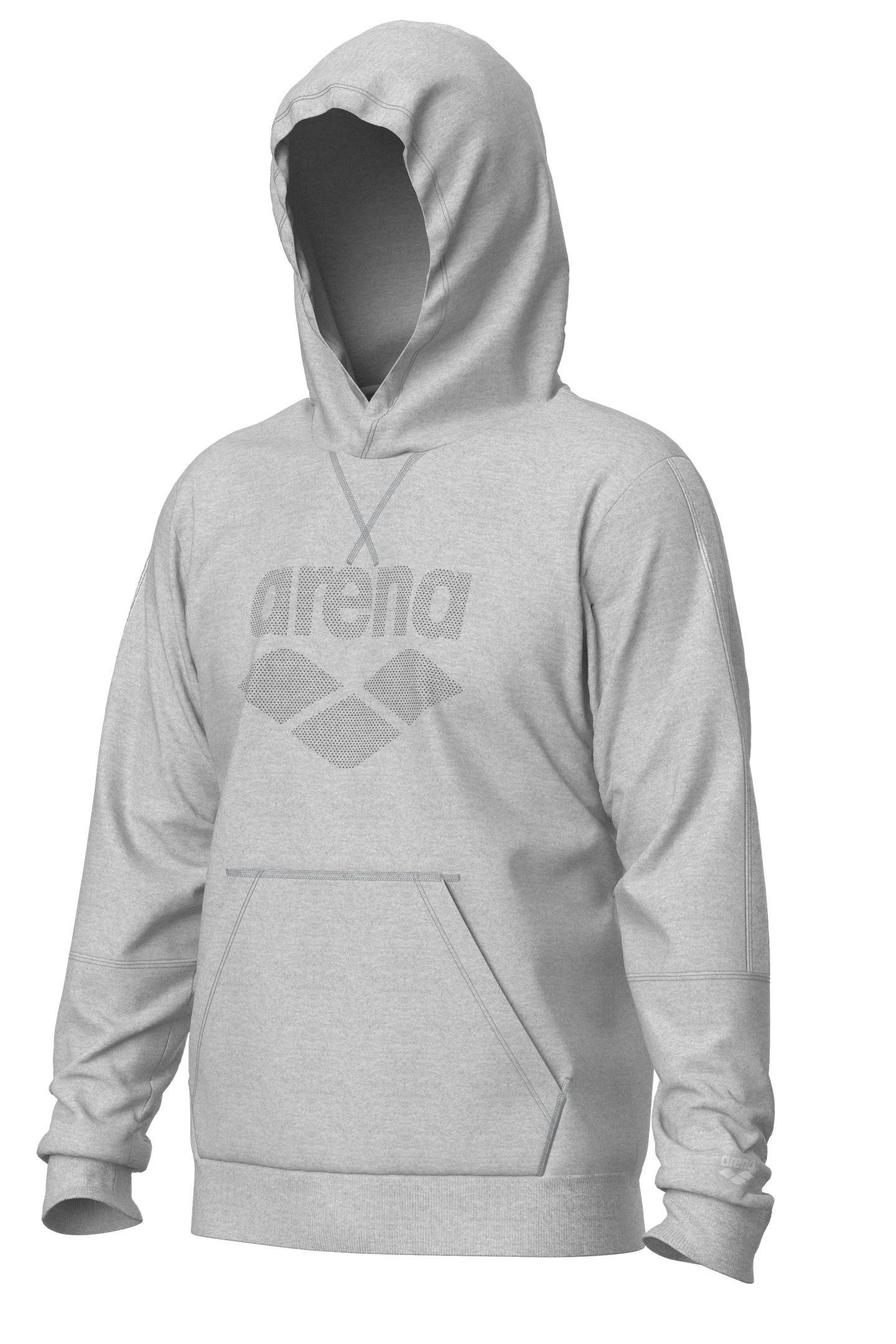 UNISEX TEAM ESSENTIAL SWEAT SHIRT MEDIUM GREY HEATHER 3
