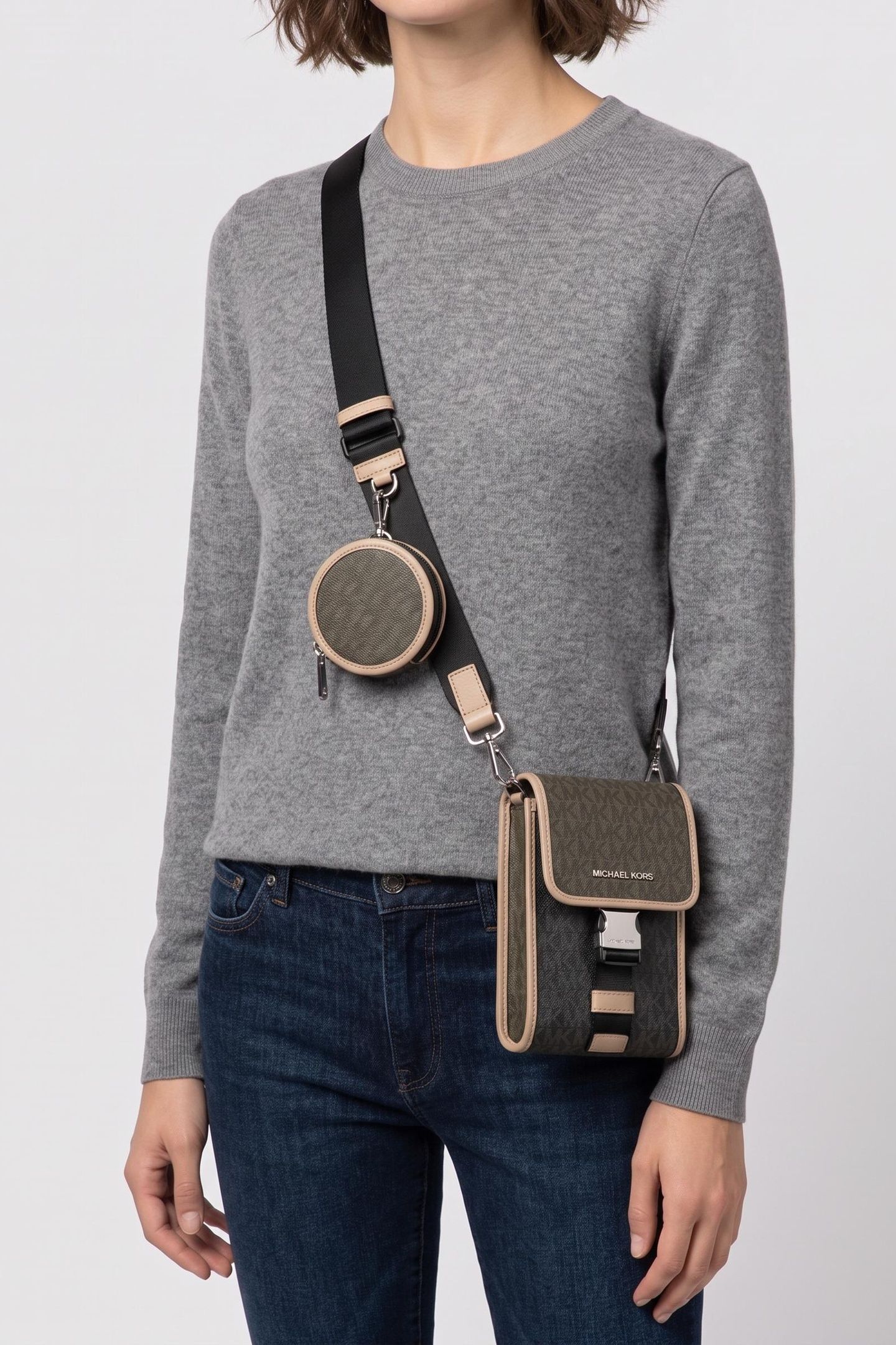 SLIM CROSSBODY OLIVE MULTI 2