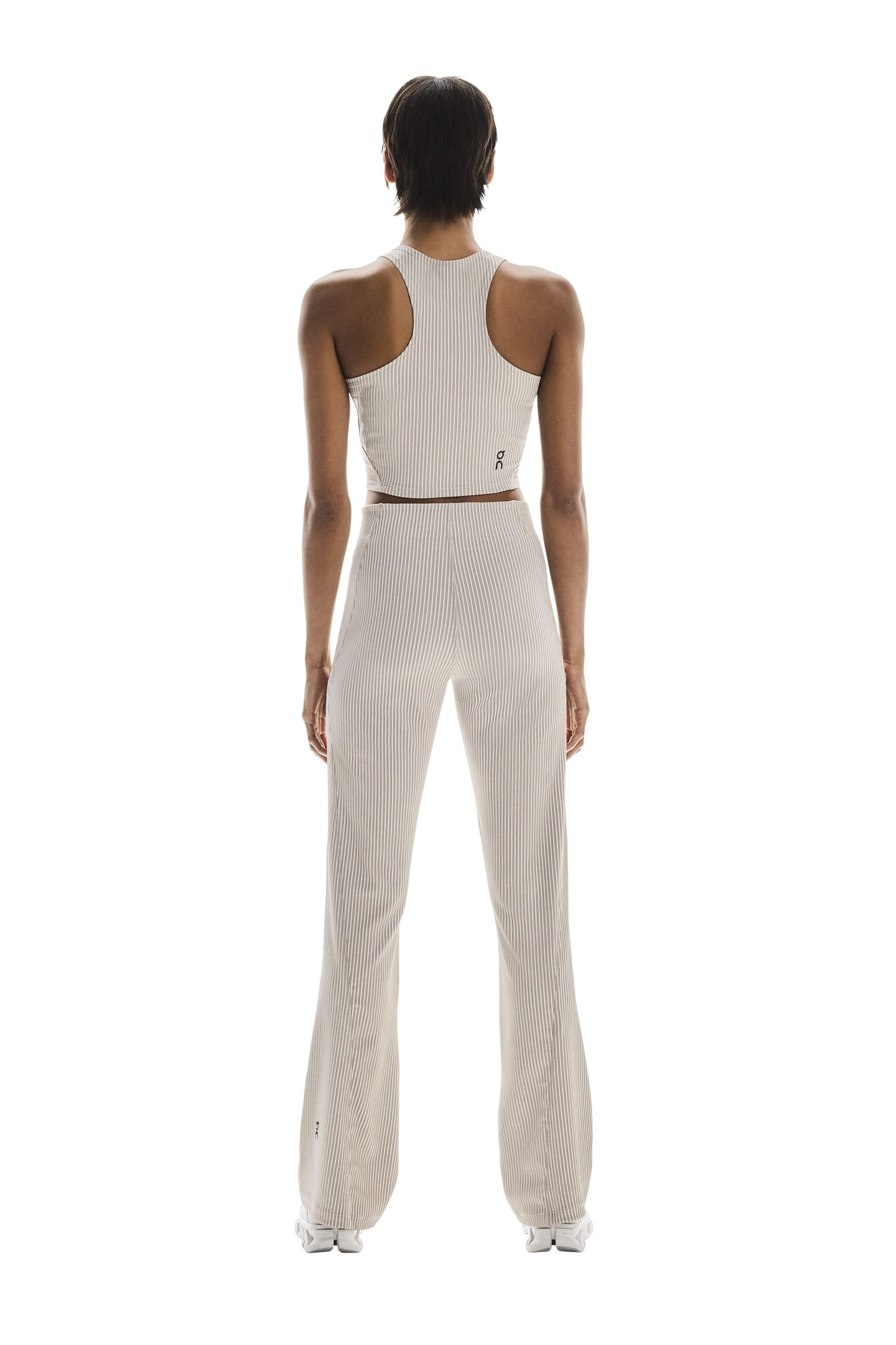 ALL-DAY RIBBED PANTS 1 DESERT | WHITE 2