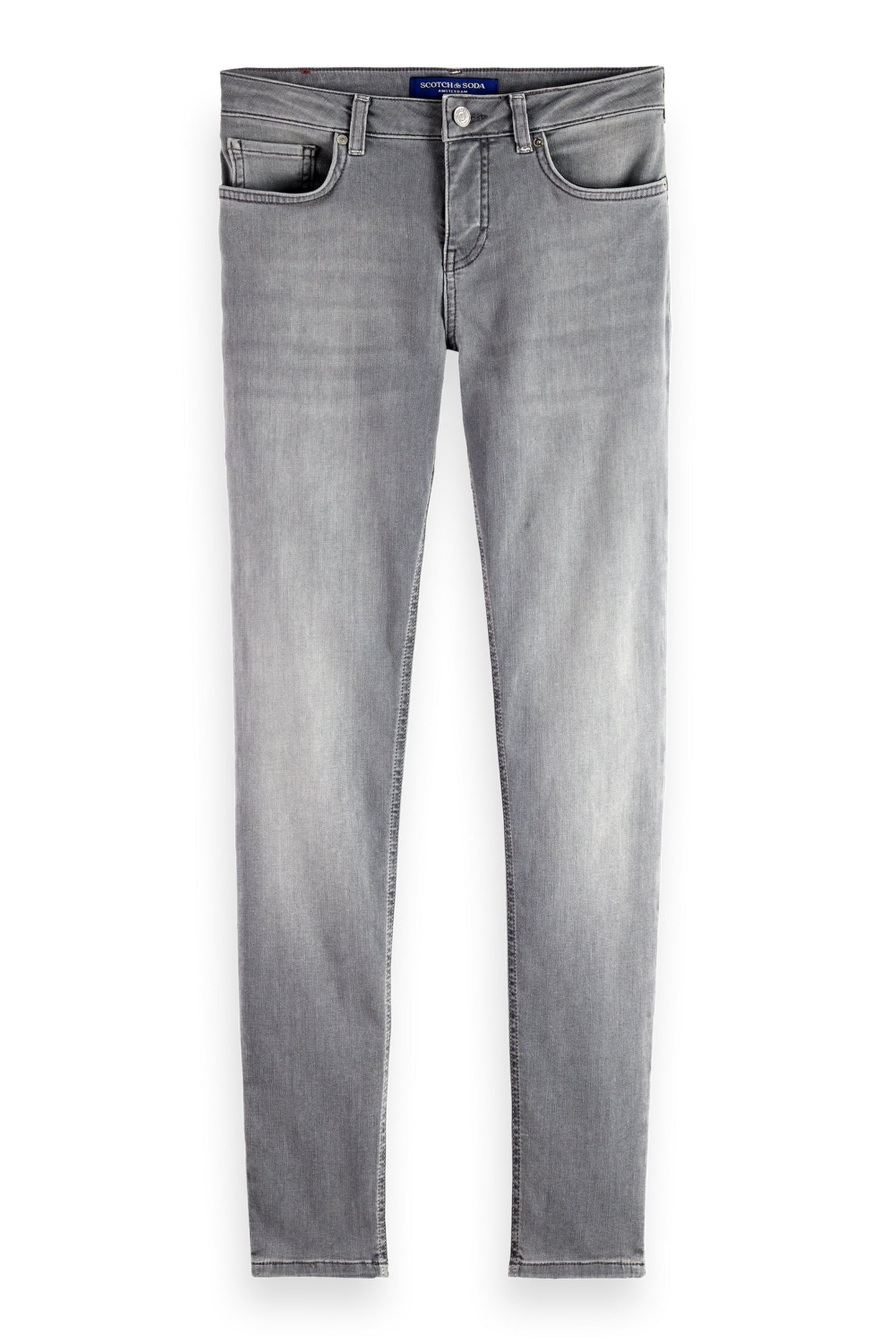 CORE BOHEMIENNE MID RISE SKINNY JEANS - GREY ROOTS 1