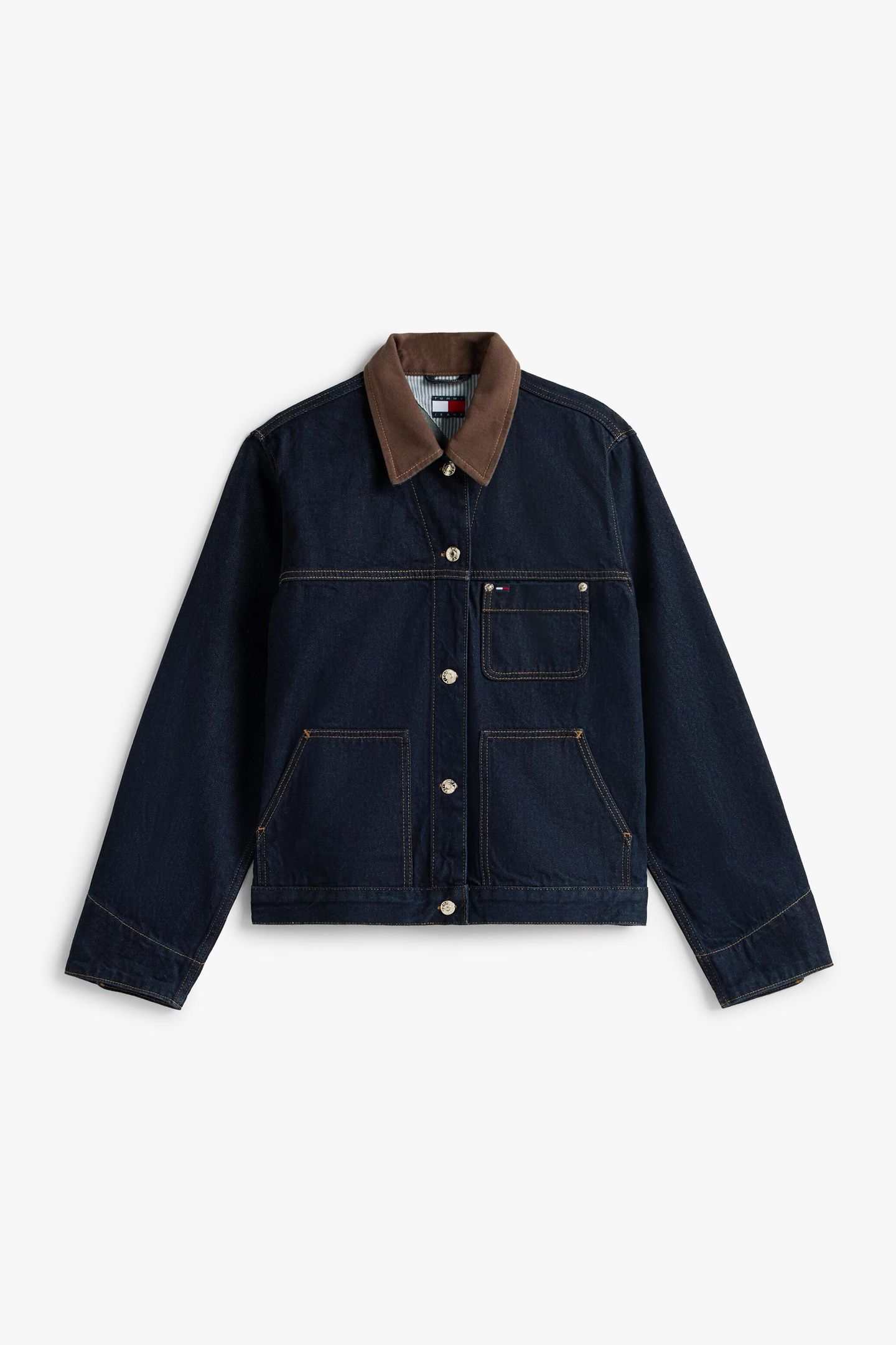 OVERSIZED CHORE JACKET DENIM DARK 5