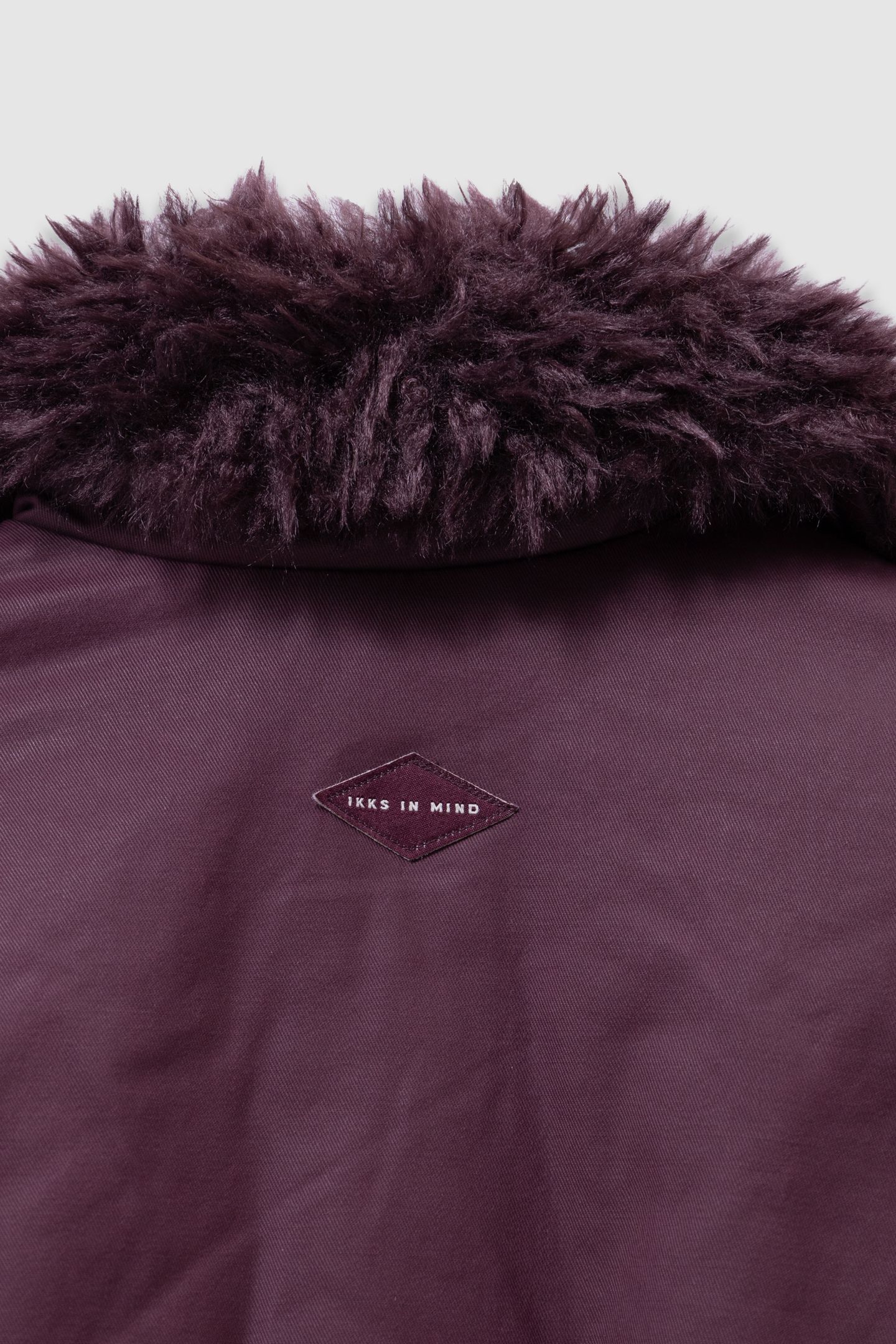 GIRLS’ BURGUNDY JACKET WITH DETACHABLE FUR-LINED COLLAR 8
