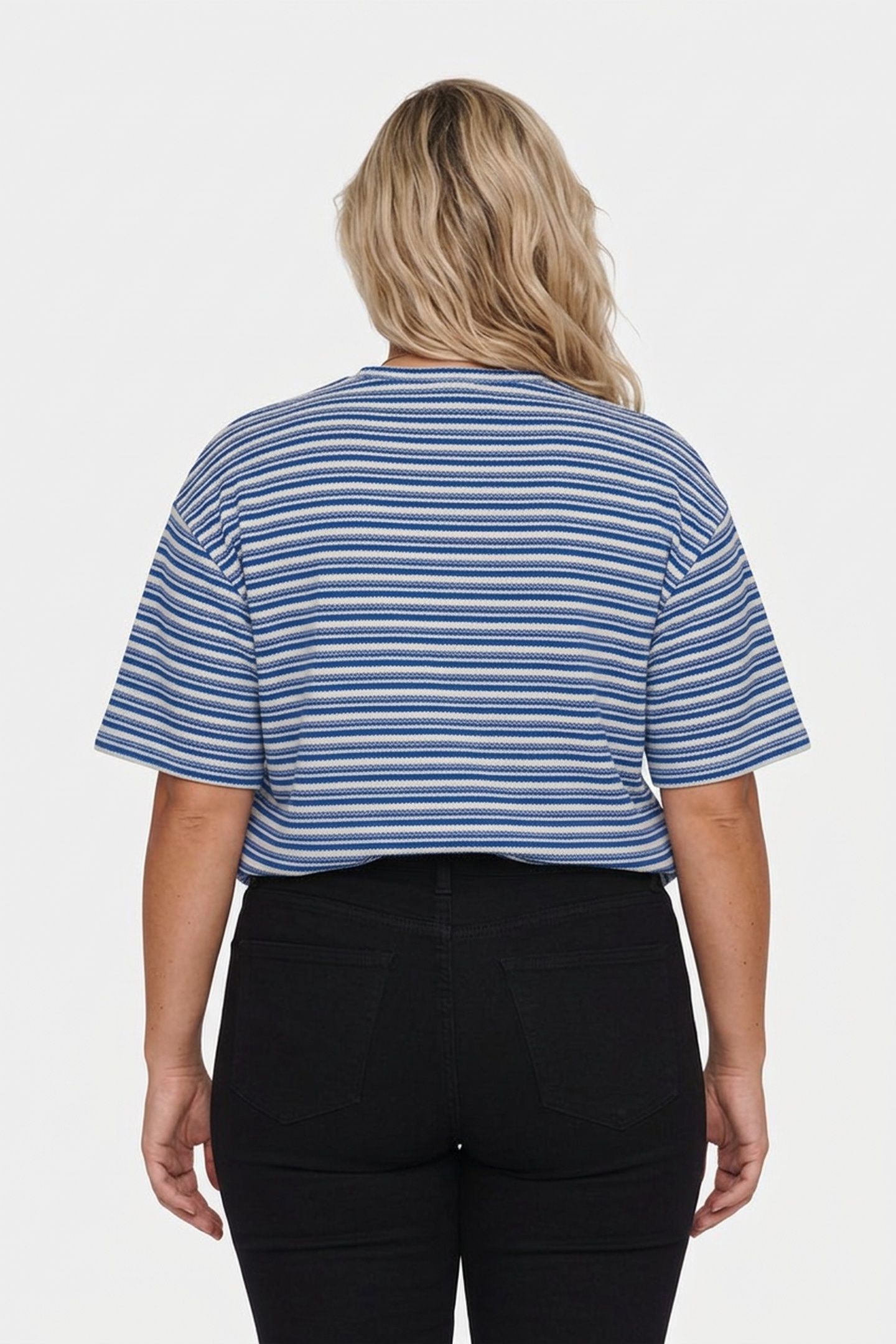 UNISEX T-SHIRT RAYAN BLUE/WHITE 4