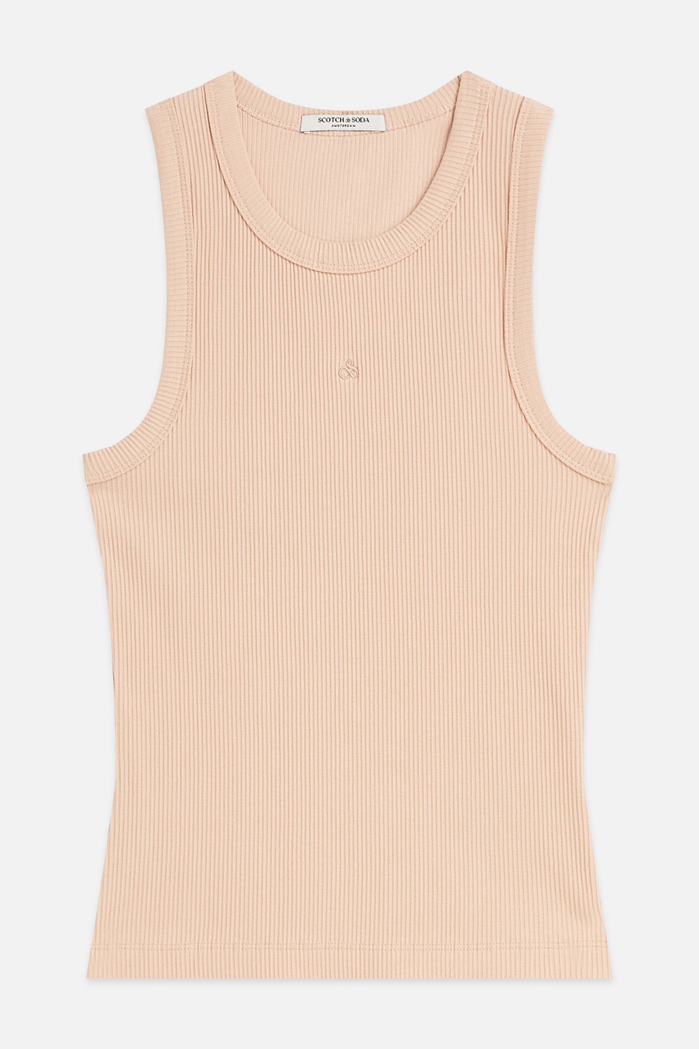 RIB RACER TANK ROSE DUST 4