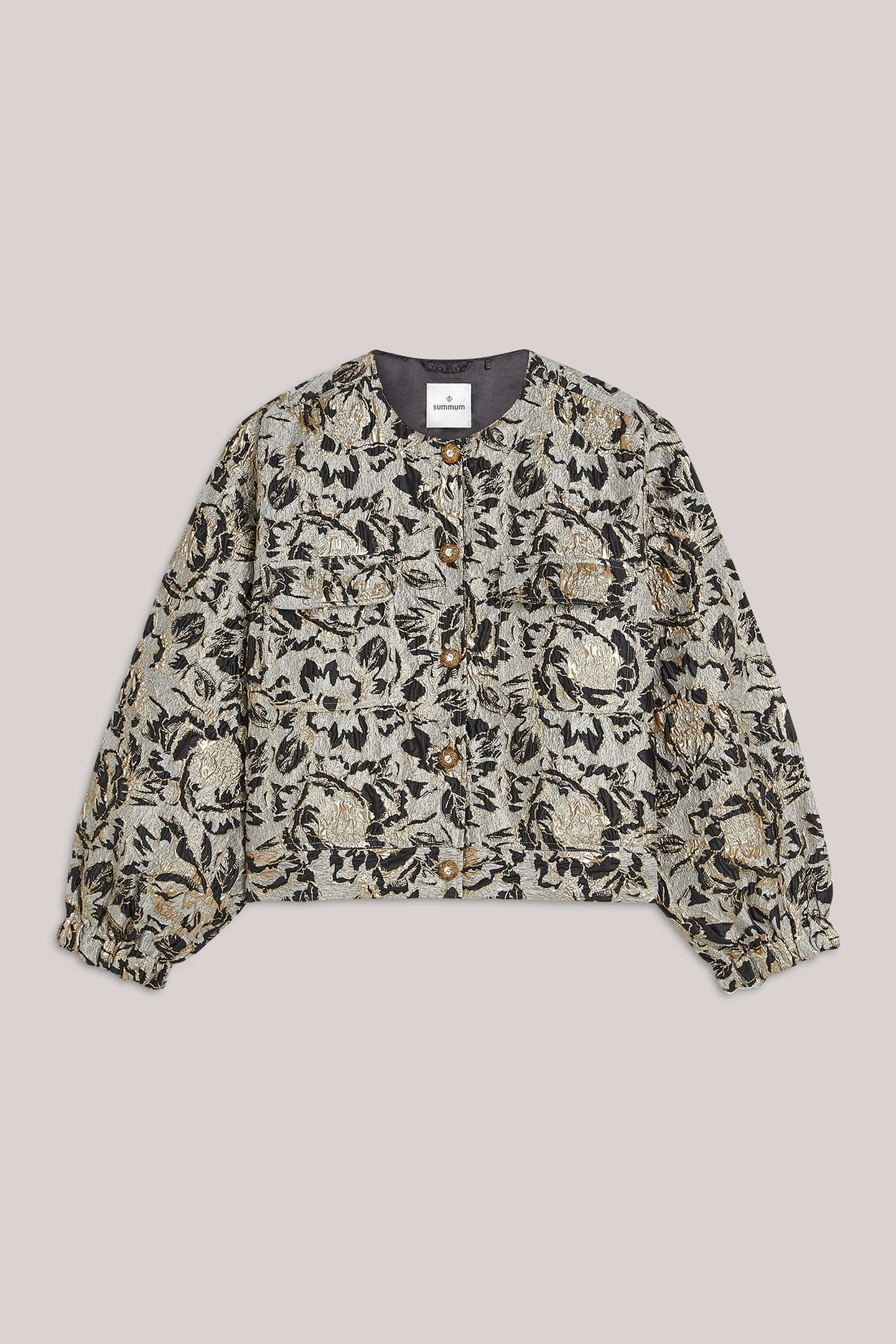 JACKET BOMBER JACQUARD BLACKS 3