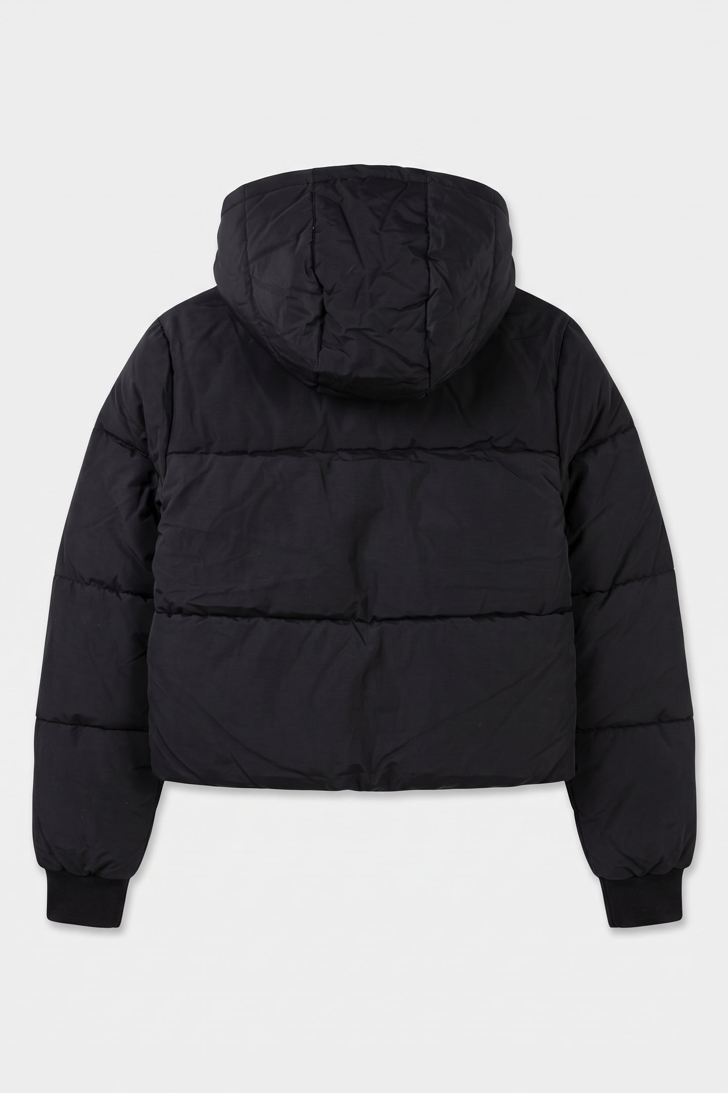 GRADE GIRLS WIDE BAFFLE PUFFER COAT BLACK 3