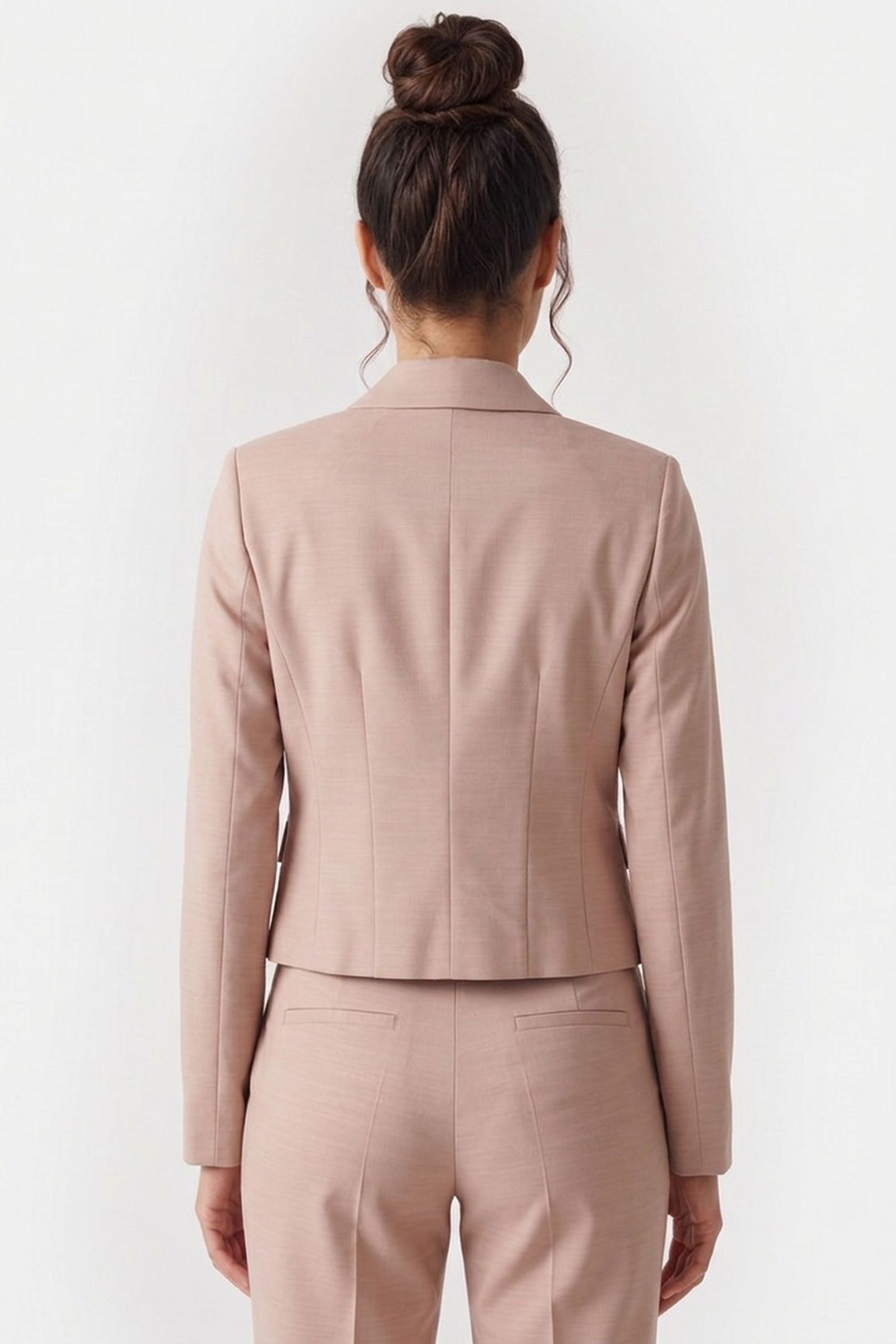 DB GOLD BUTTONS BLAZER NUDE PINK 2