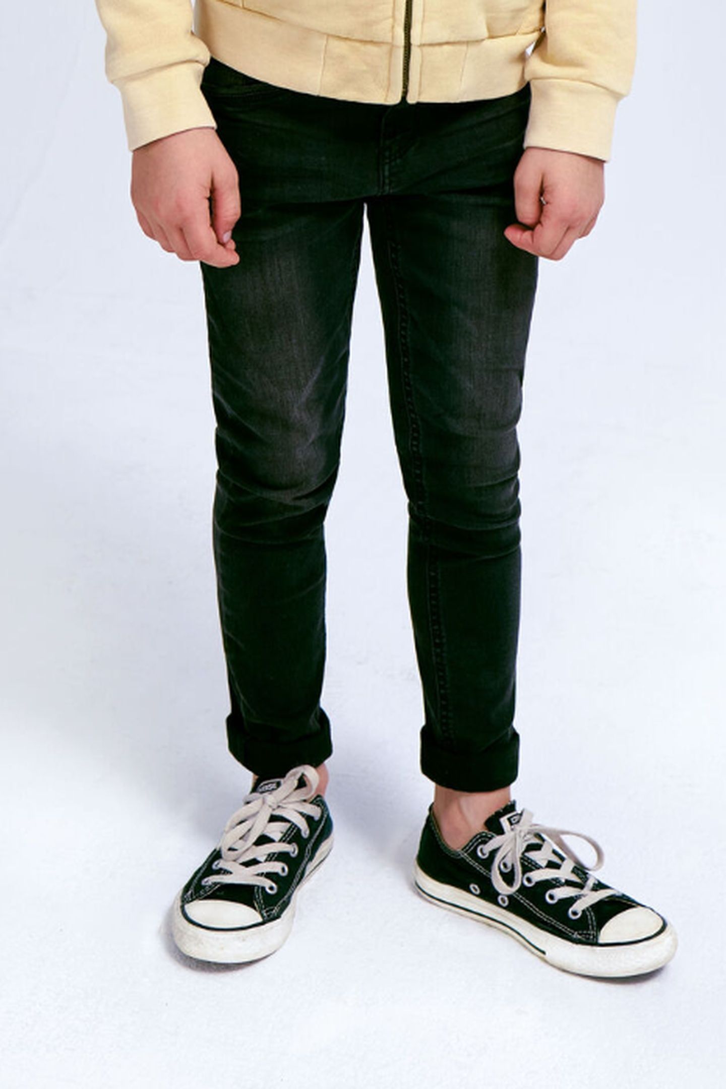 BOYS’ SLIM BLACK TROUSERS 1