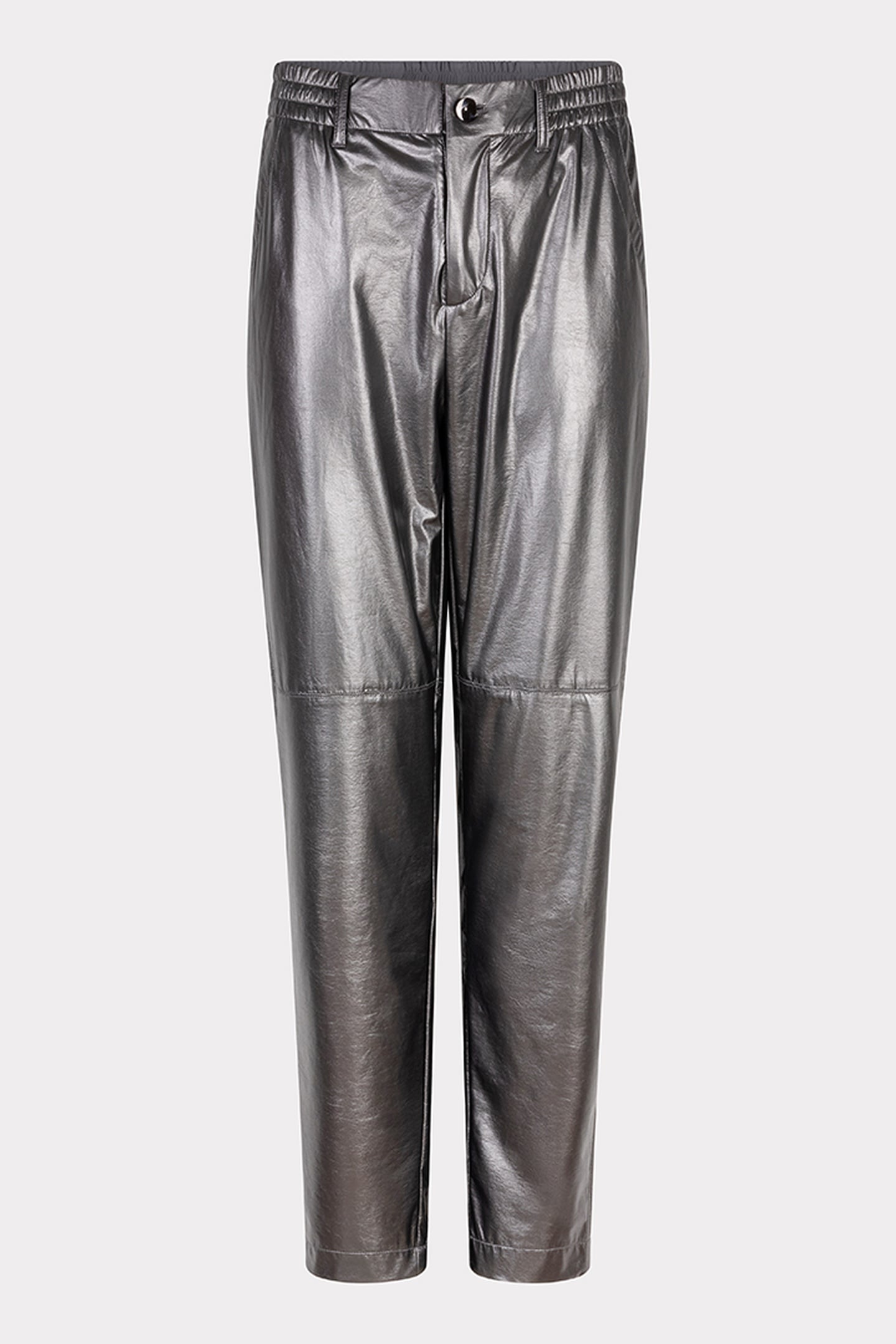 TROUSERS METALLIC PU GREY 2