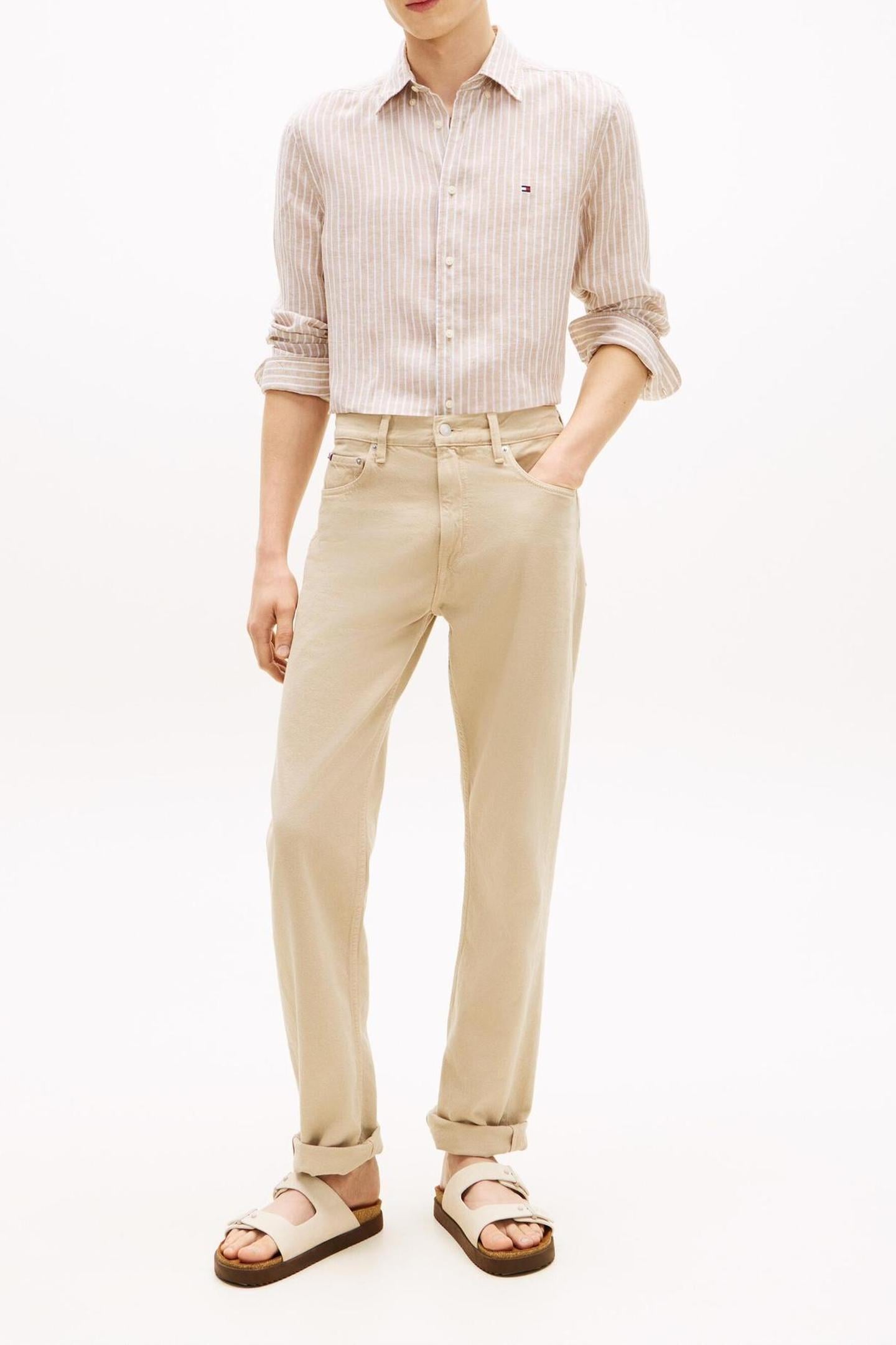 LINEN BENGAL STRIPE SANDALWOOD/STRIPE 2