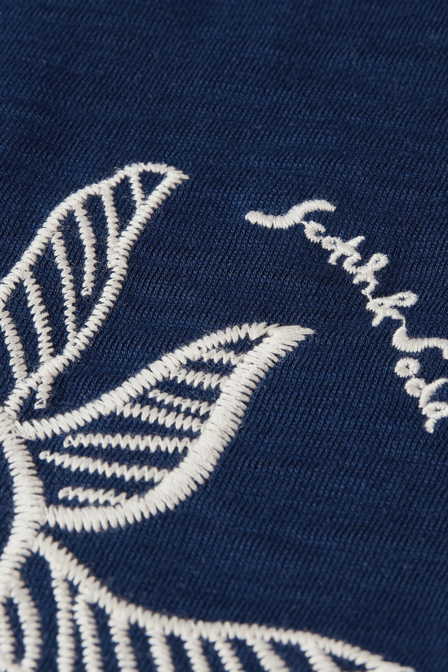 EMBROIDERED MULTI ARTWORK RELAXEDFIT TSHIRT NAVY 3