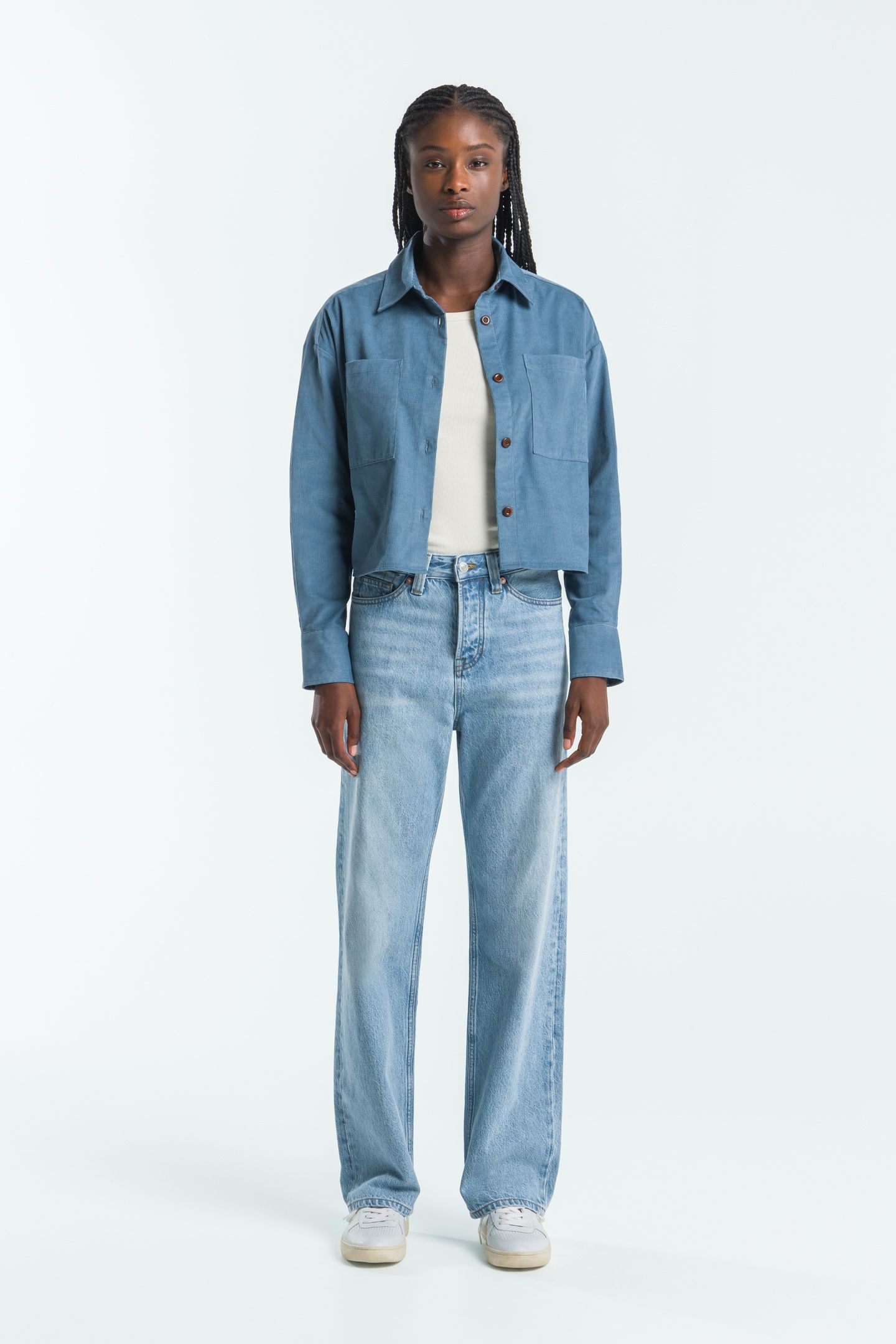 QUINN SHIRT LONGSLEEVE CORONET BLUE 2
