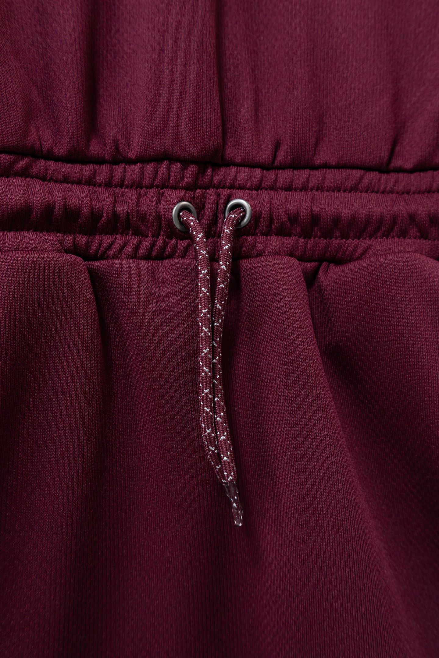 GIRLS’ BURGUNDY DRESS WITH SPORTY SIDE BANDS 4